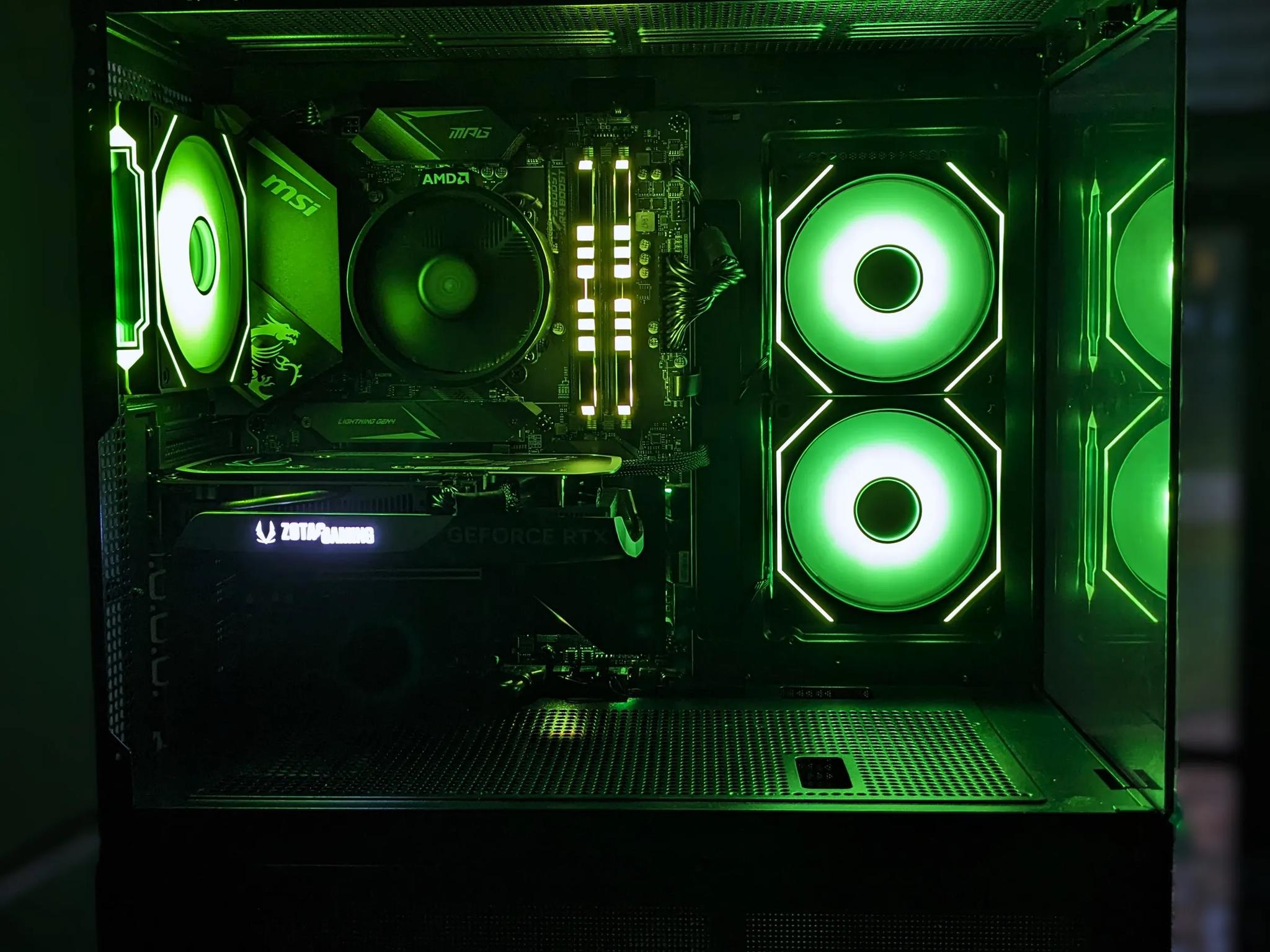 Dark:Light - RYZEN 5600x, RTX 4060 (1080p/1440p), 32gb, WIFI, BT, USBC, WIN11Pro, ARGB, SHIPS FREE
