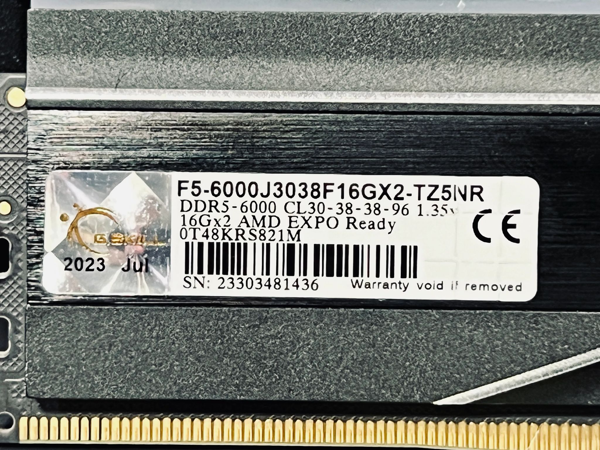 G.Skill Trident Z5 Neo RGB (AMD Expo) DDR5 RAM 32GB 6000MT/s CL30