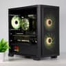 ♠️♥️ Black Gaming PC – RTX 2070 Super, Ryzen 5 3600, 16GB RAM, 1TB SSD - WiFi, BlueTooth ♥️♠️