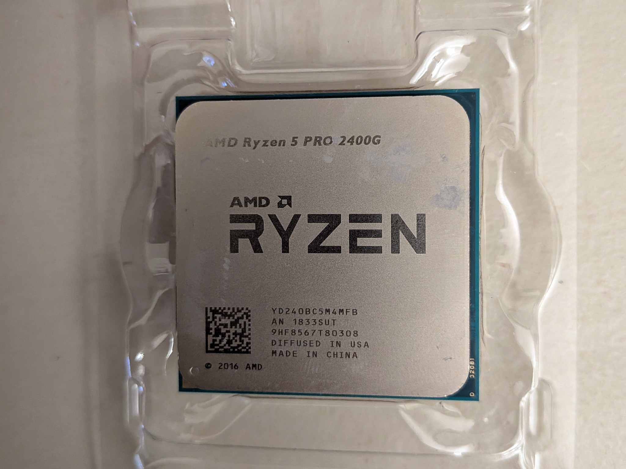 AMD Ryzen 5 2400G Quad-Core CPU w/ Radeon Vega Graphics – Tested Working