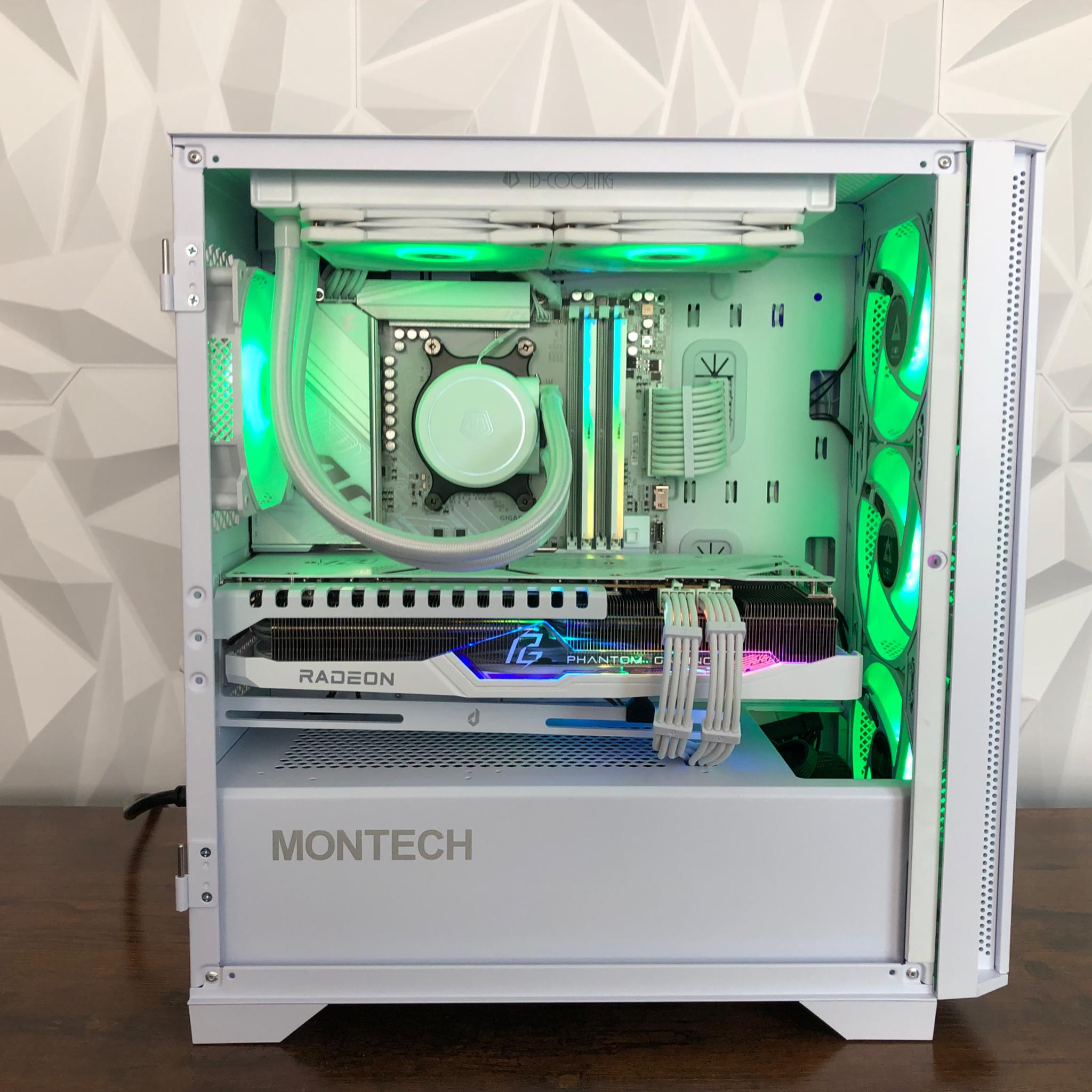 🧊PLANET HOTH🧊 AMD 7900 XT 20GB🧊AMD Ryzen 7 7700X🧊32GB DDR5 6000Mhz RAM❄️1TB SSD🧊Liquid Cooled!