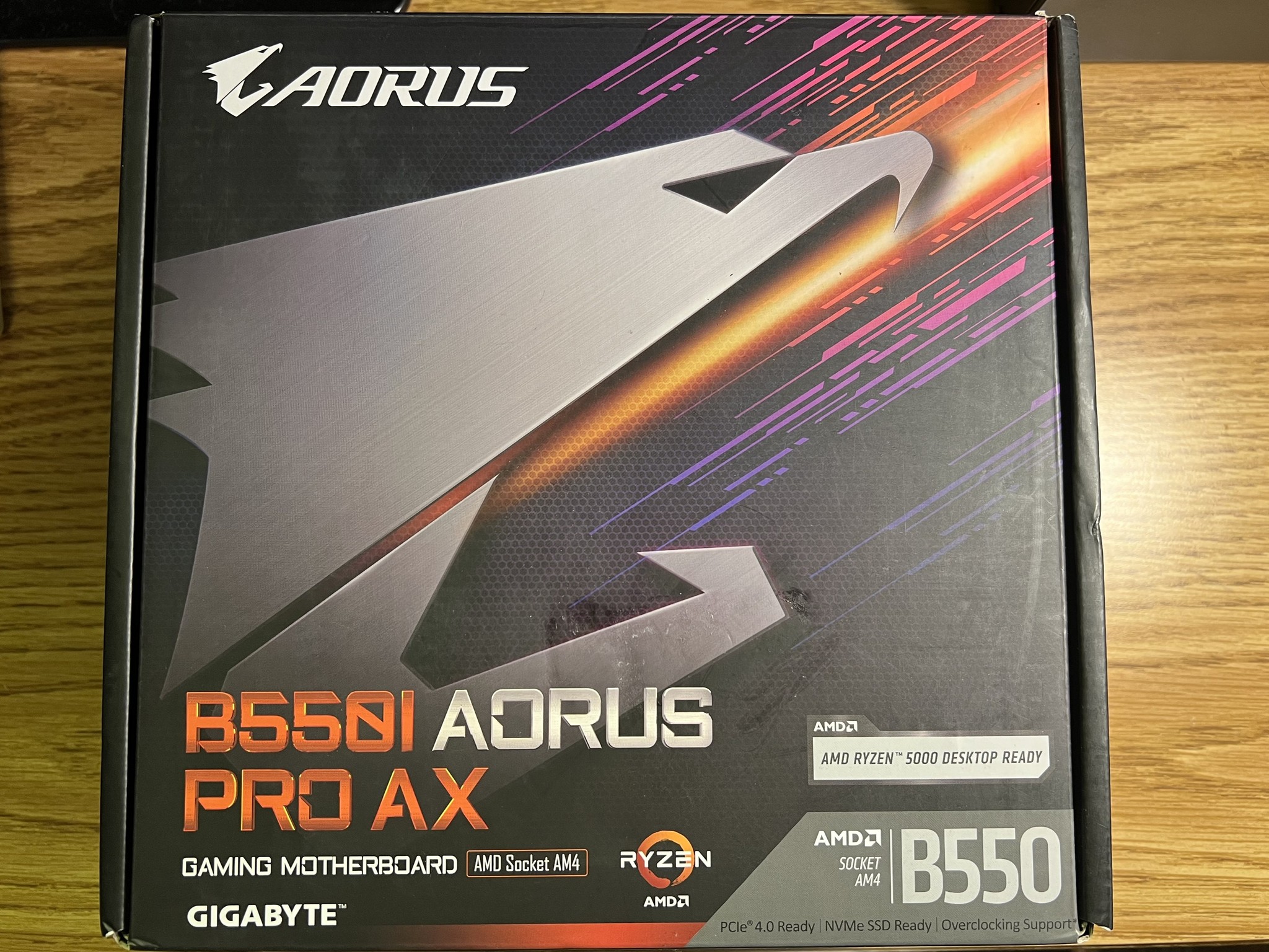 GIGABYTE B550I AORUS PRO AX AMD AM4 ITX Motherboard