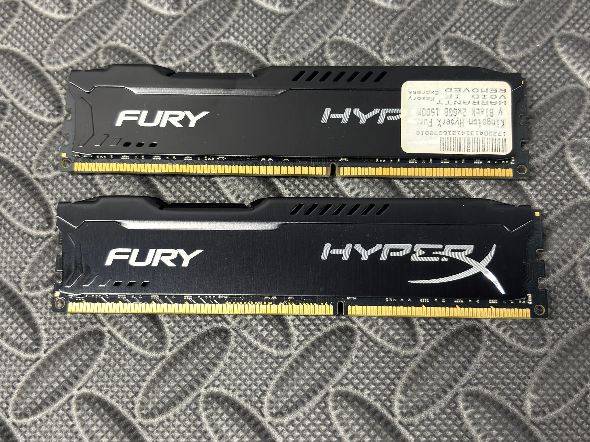 HyperX Fury 16GB (2x8GB) DDR3 1600MHz RAM Kit HX316C10FBK2/16 Tested