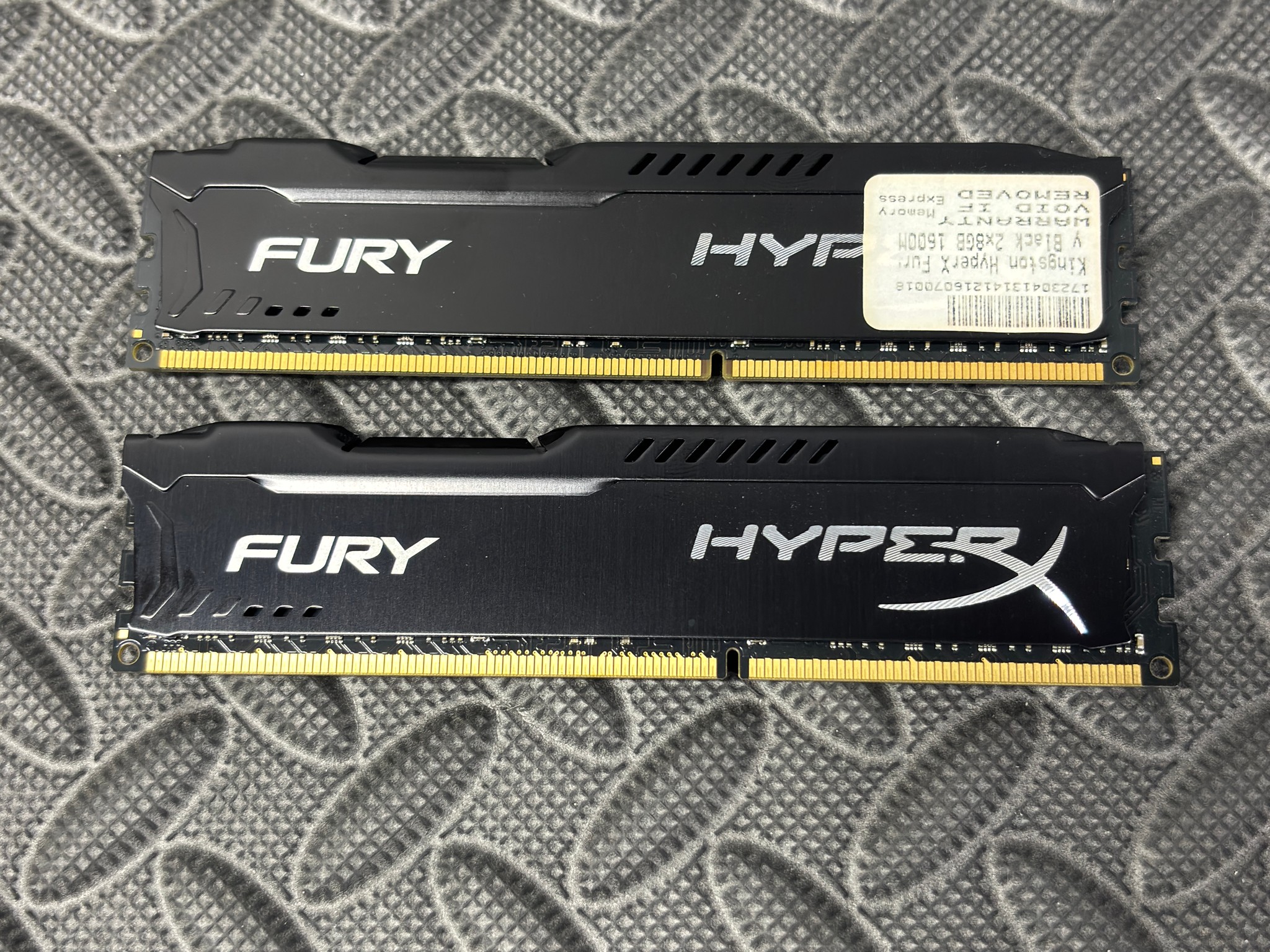 HyperX Fury 16GB (2x8GB) DDR3 1600MHz RAM Kit HX316C10FBK2/16 Tested