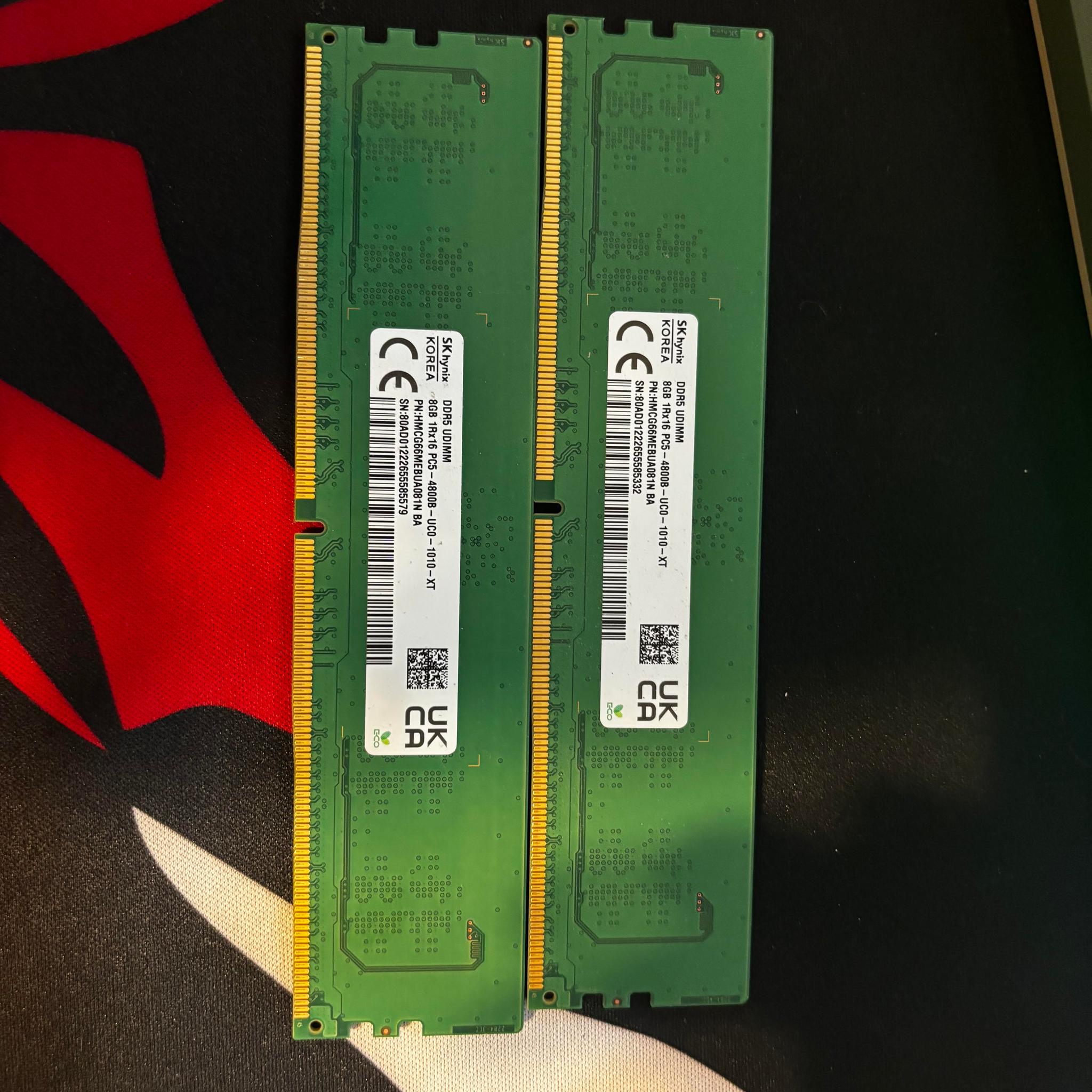SK hynix 16gb (2x8Gb) DDR5 RAM