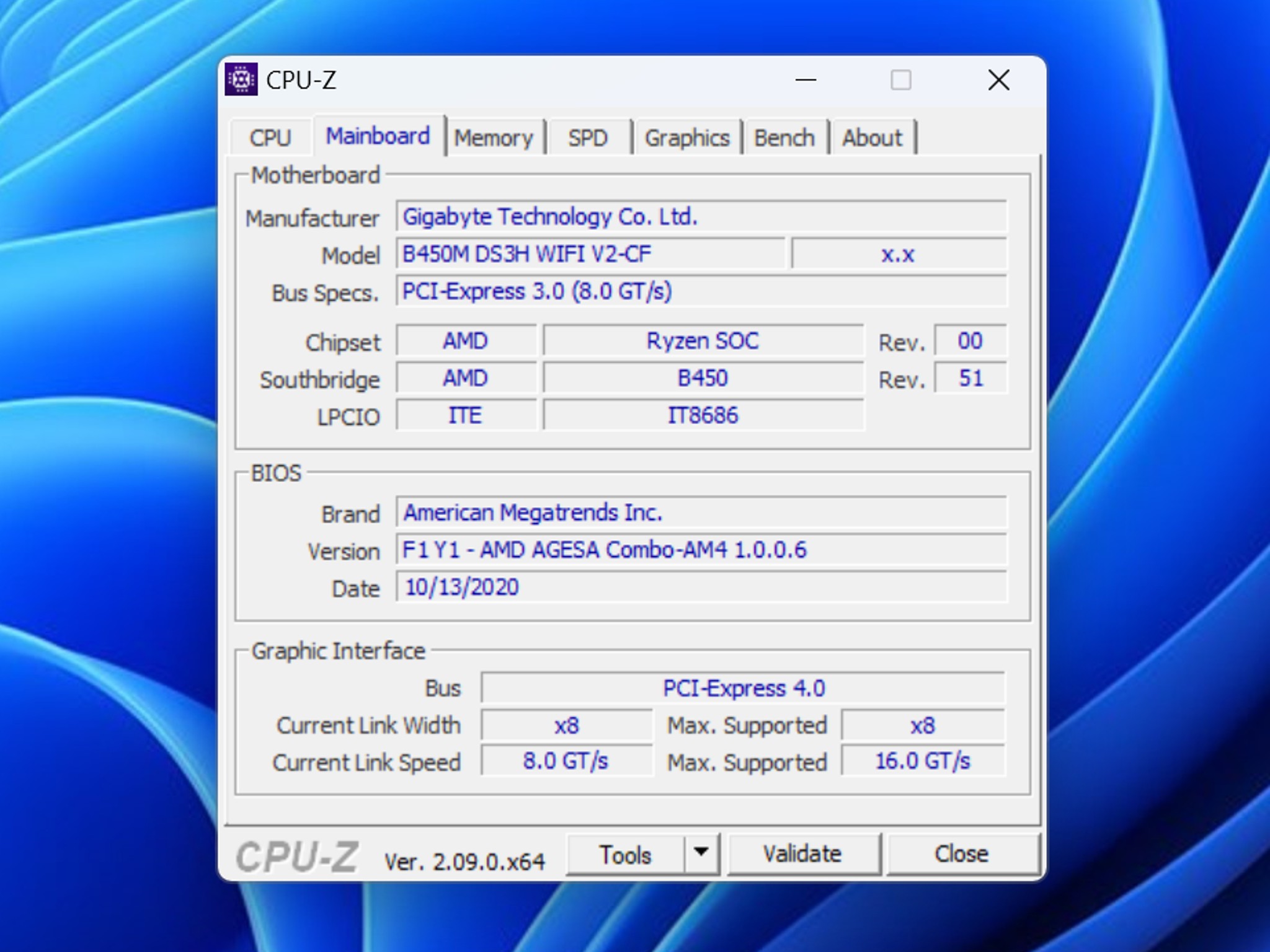 Gigabyte B450M DS3H WiFi mATX motherboard | Inventory Clearance Sale | Y1 variant without I/O