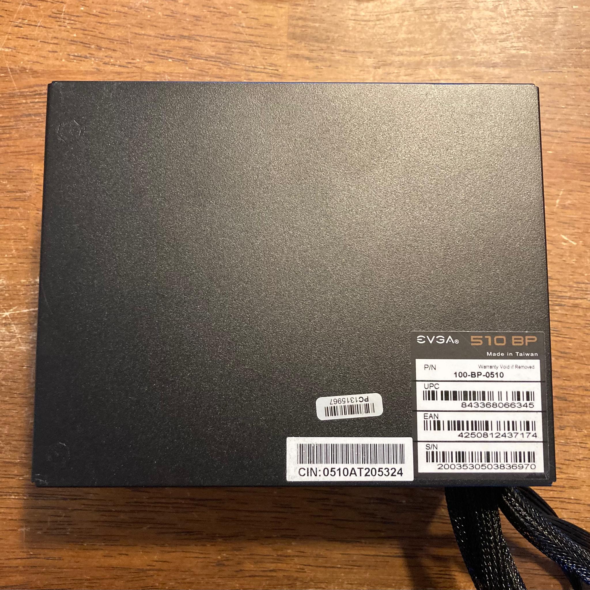 EVGA 510 BP 510W 80+ Bronze ATX Power Supply