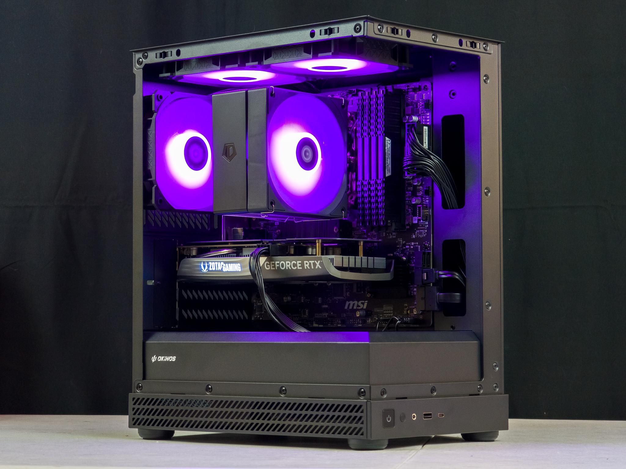 💜🖤 RTX 4060 / Ryzen 5 5500 / 16GB Gaming PC 🖤💜