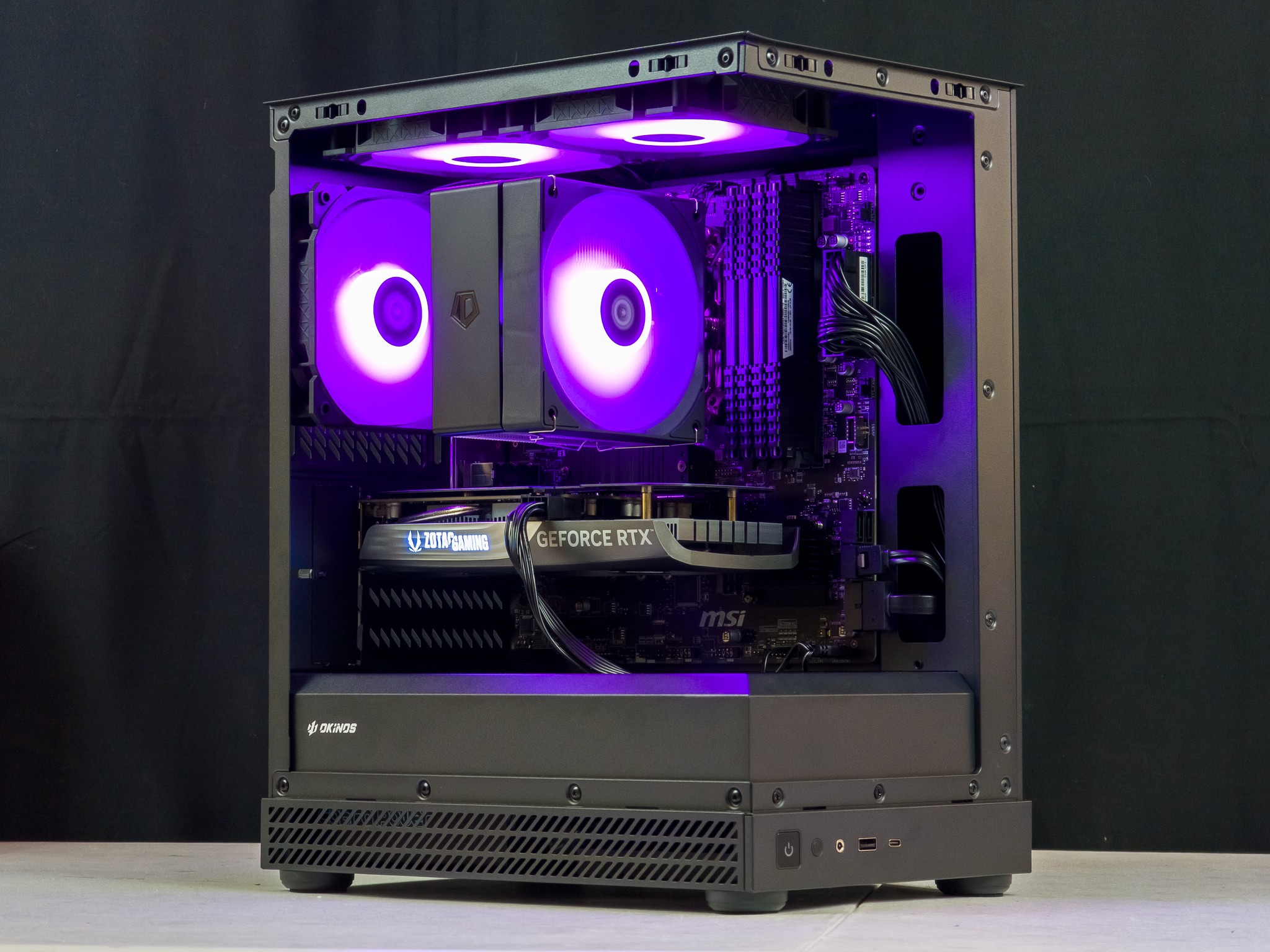 💜🖤 RTX 4060 / Ryzen 7 3700 / 16GB Gaming PC 🖤💜