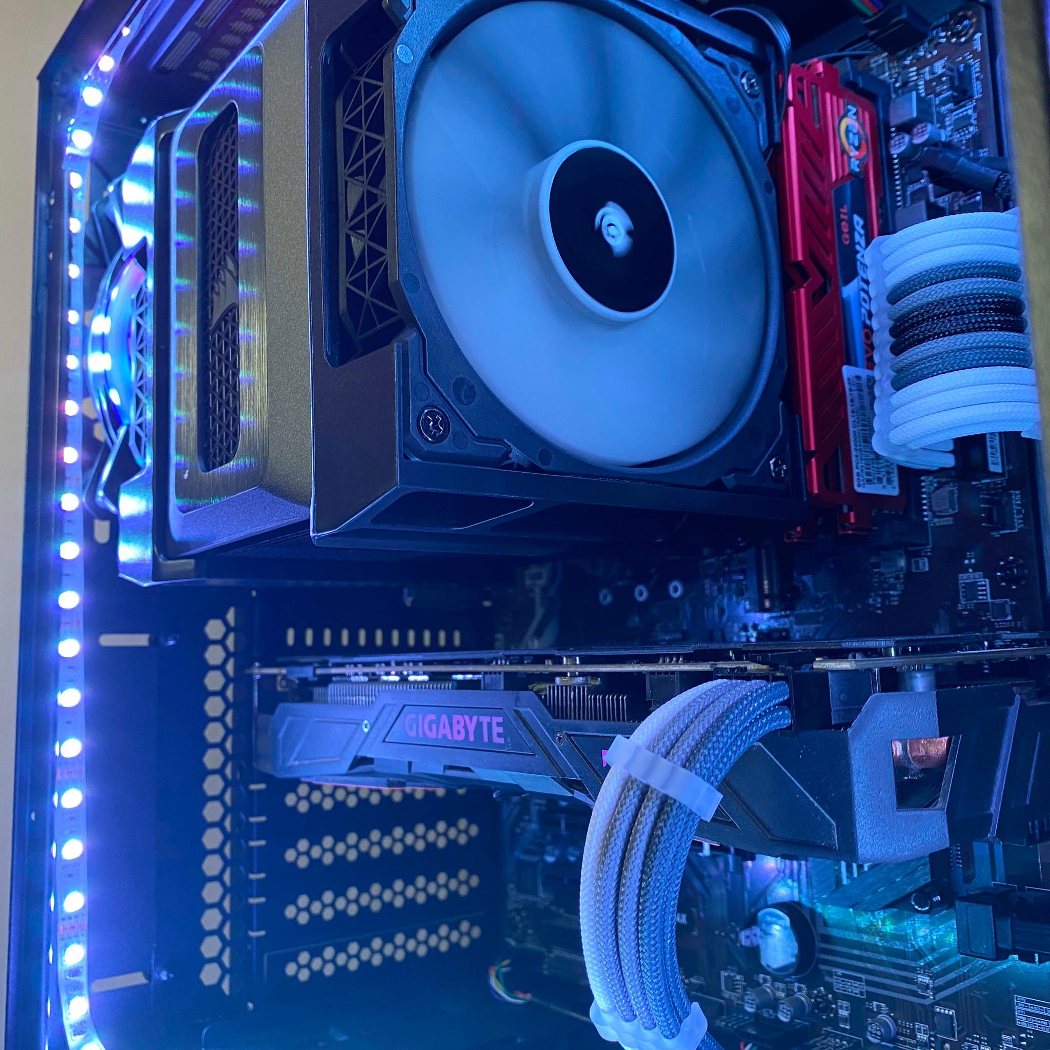 Custom Built Ryzen 7 Nvidia 1070 RGB Gaming PC Computer