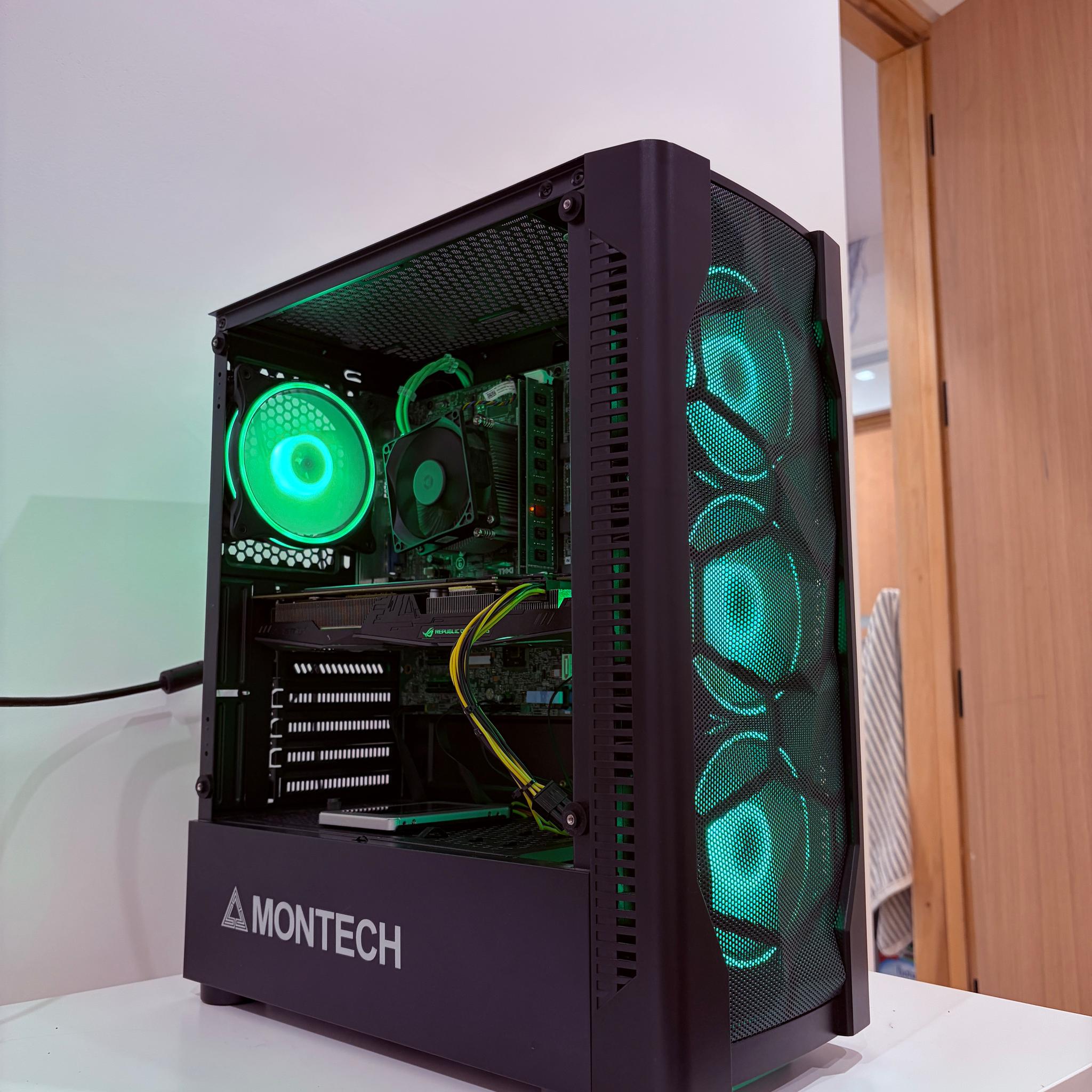 💚 Custom RGB Gaming PC | i5-4570 • GTX 1060 6GB • 16GB RAM • 2TB SSD 💚