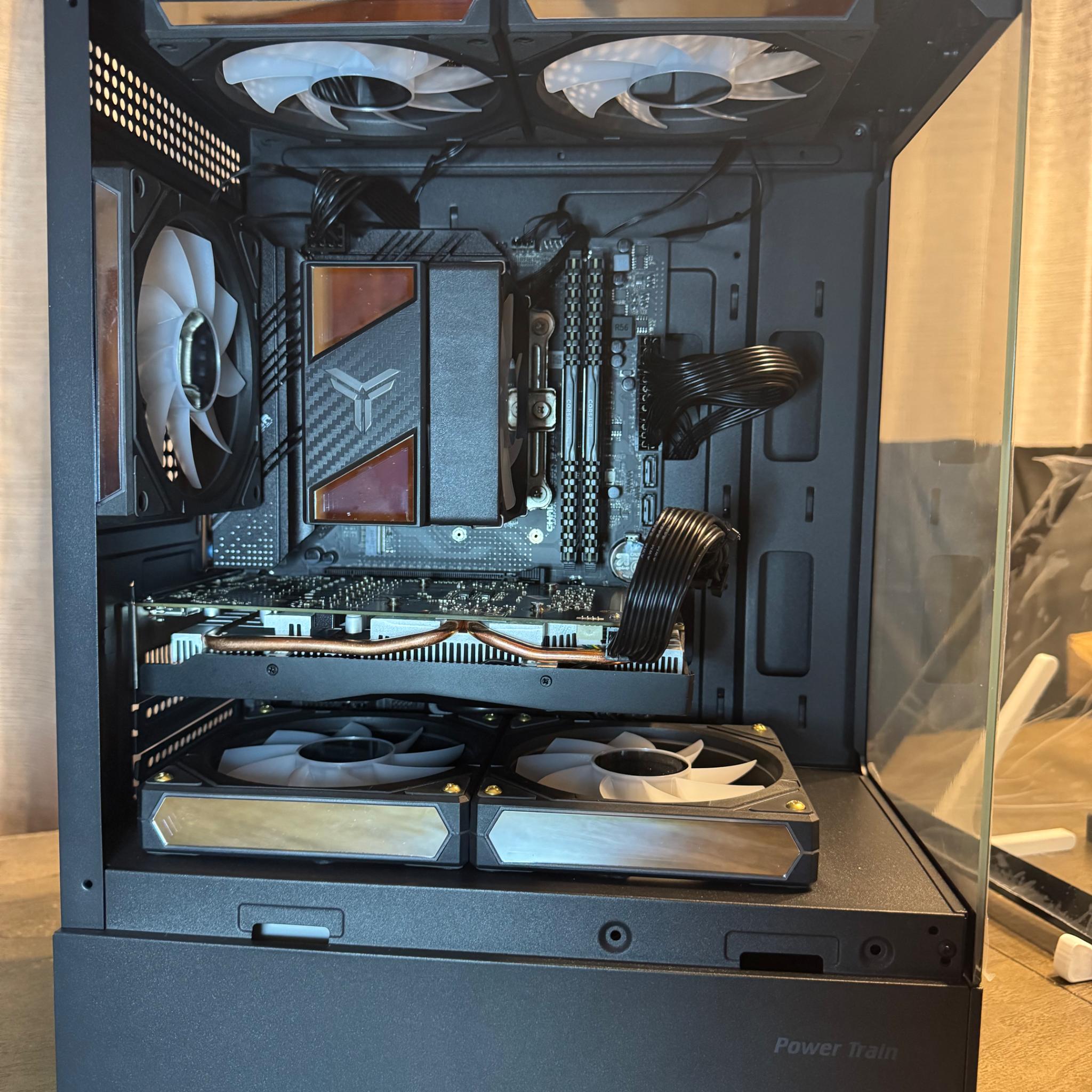Fire Tech Labs: midnight Moodz i5 12400f/ RTX 2060 SUPER/ 1TB SSD/ 16gb DDR 4 3600/ Seaview case