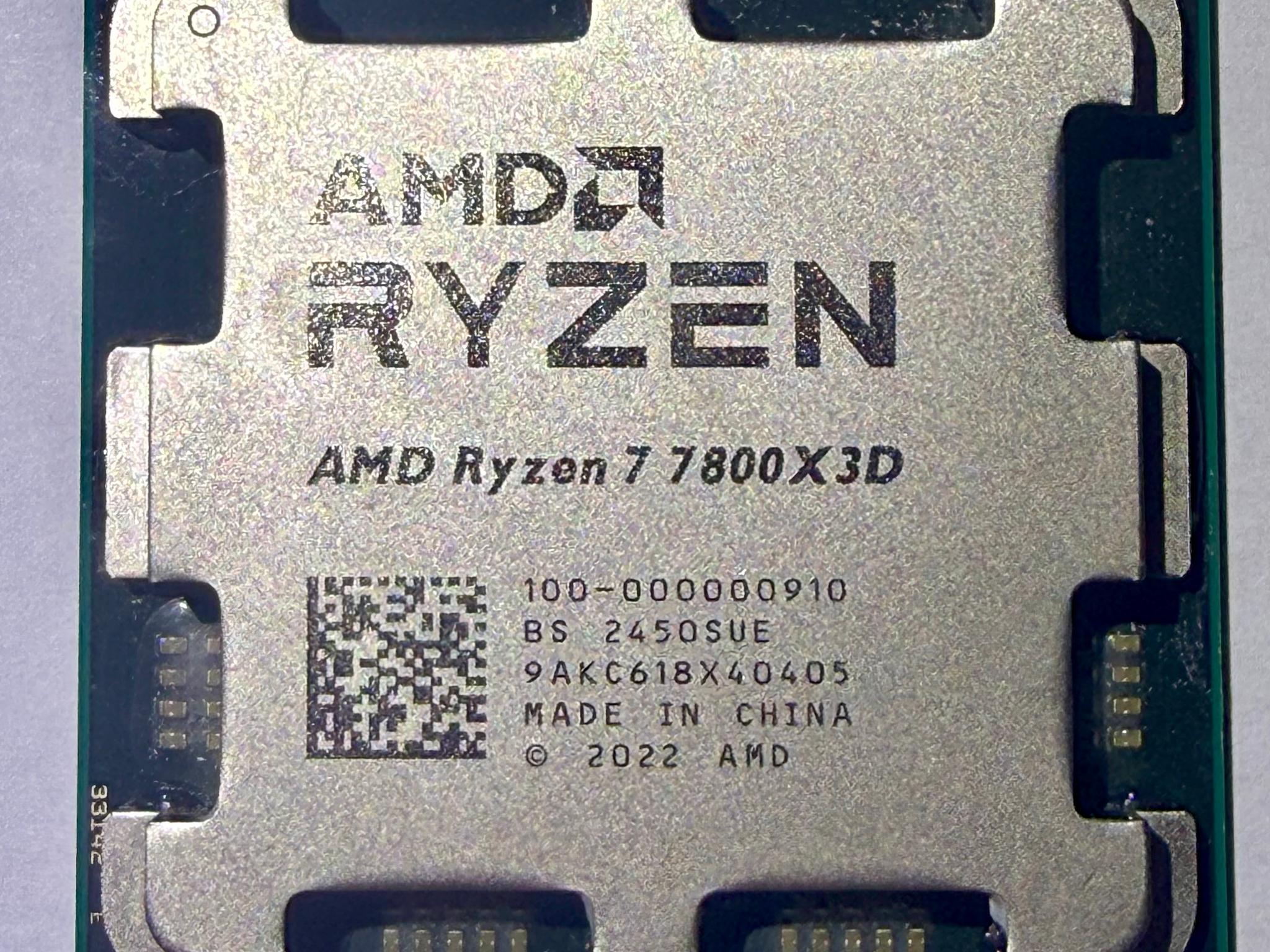 AMD Ryzen 7 7800X3D