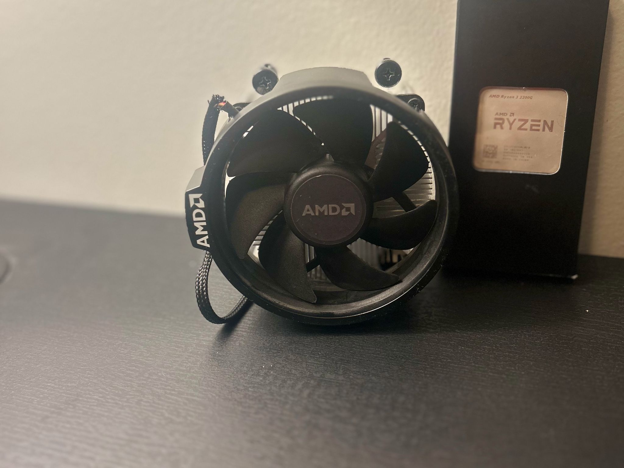 AMD Ryzen 3 2200G with stock cooler