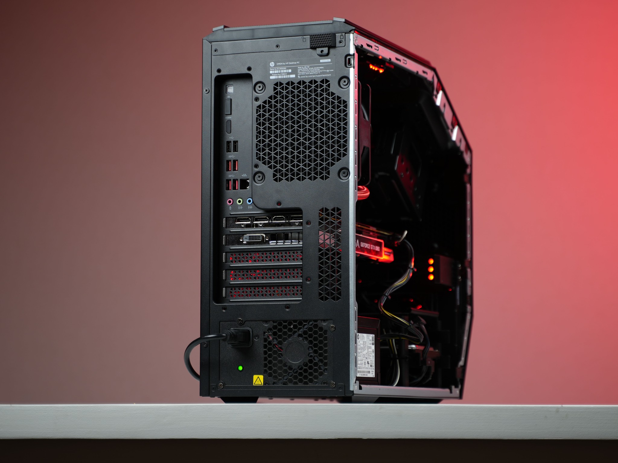 “Omenform 3” GTX 1080 Intel Core i7 8700K 16GB 1.3TB Windows 11 Gaming PC Powerhouse
