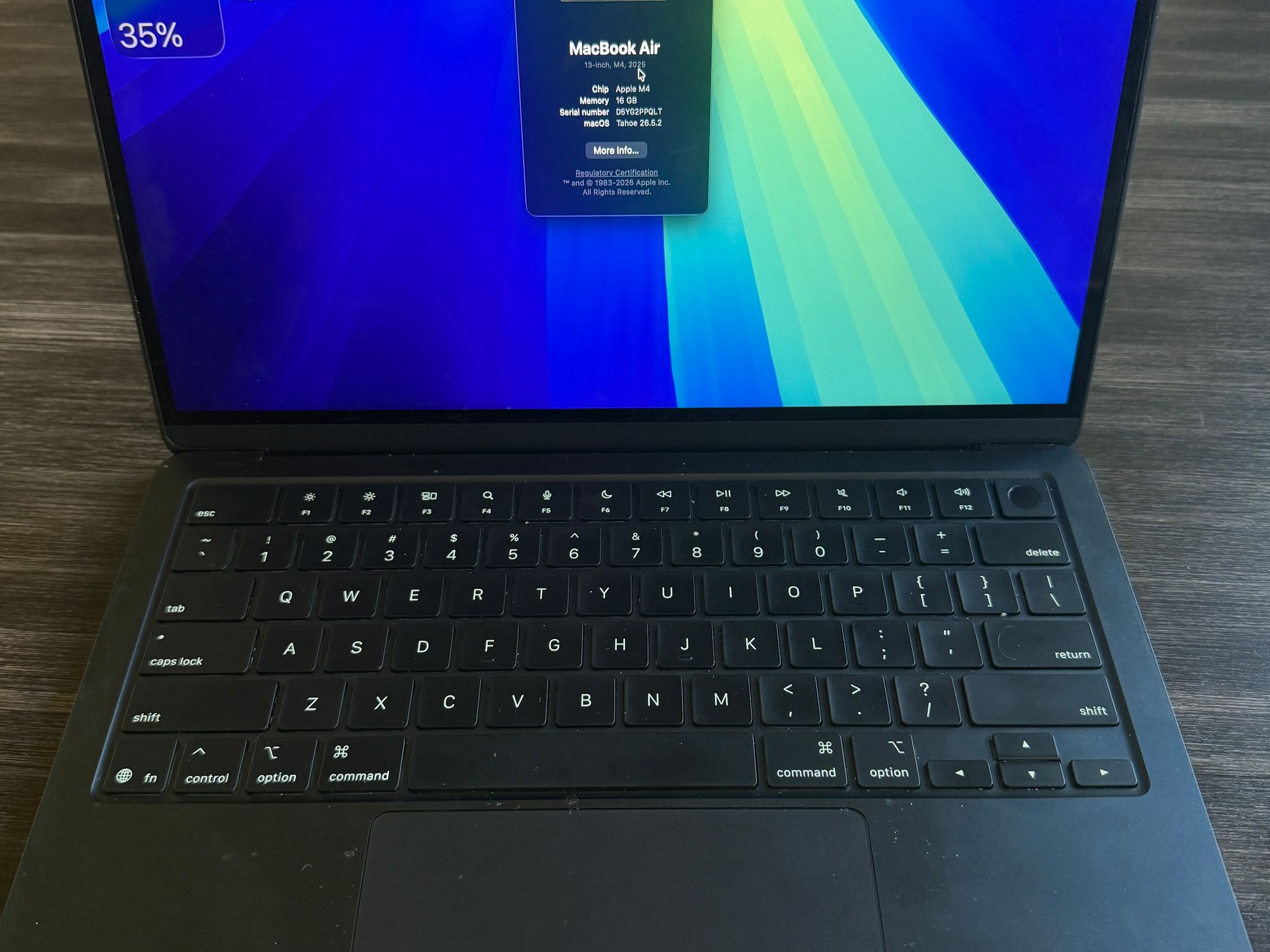 Apple MacBook Air M4, 16 GB RAM, 256 GB Storage, M4 Chip