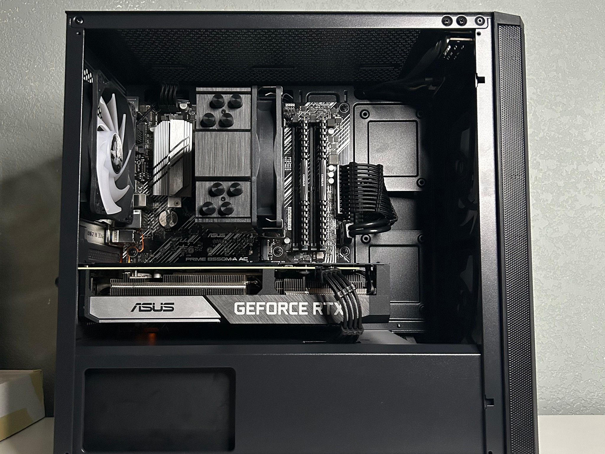 🥷😈 🥷| Asus Dual RTX 3060 Ti | Ryzen 5 5600 | Corsair Vengeance 16GB 3200Mhz | 1TB NVME 