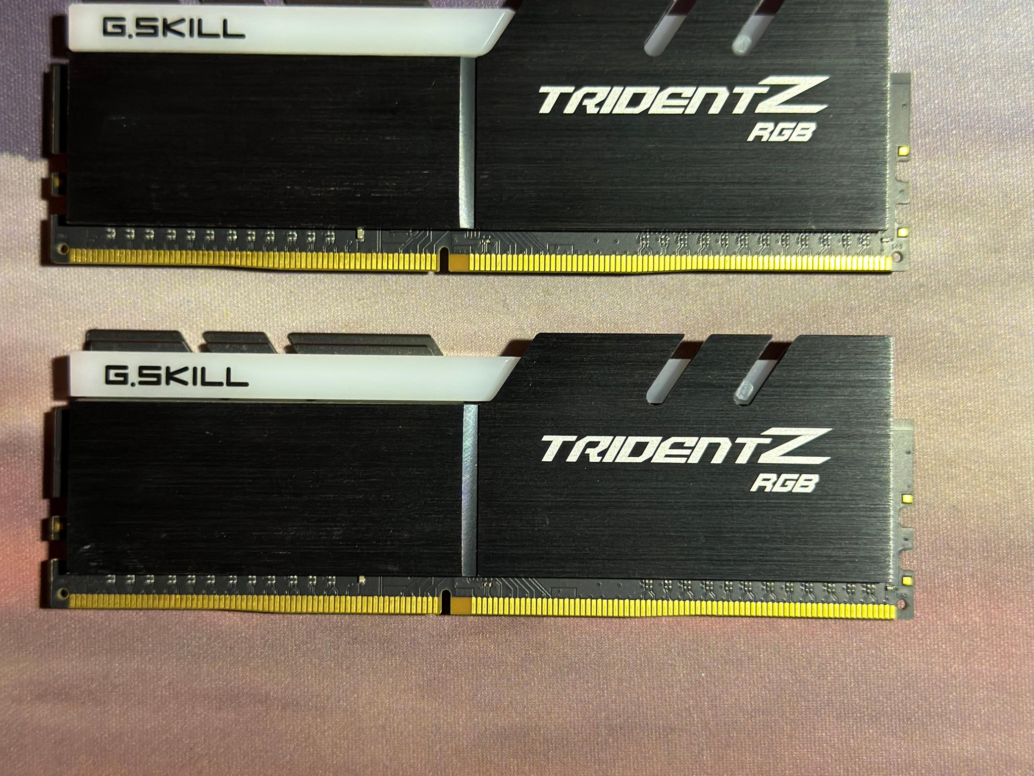 G.SKILL Trident Z RGB 16GB (2x8GB) DDR4-3200 CL16 Desktop RAM Kit - Used, Excellent Condition