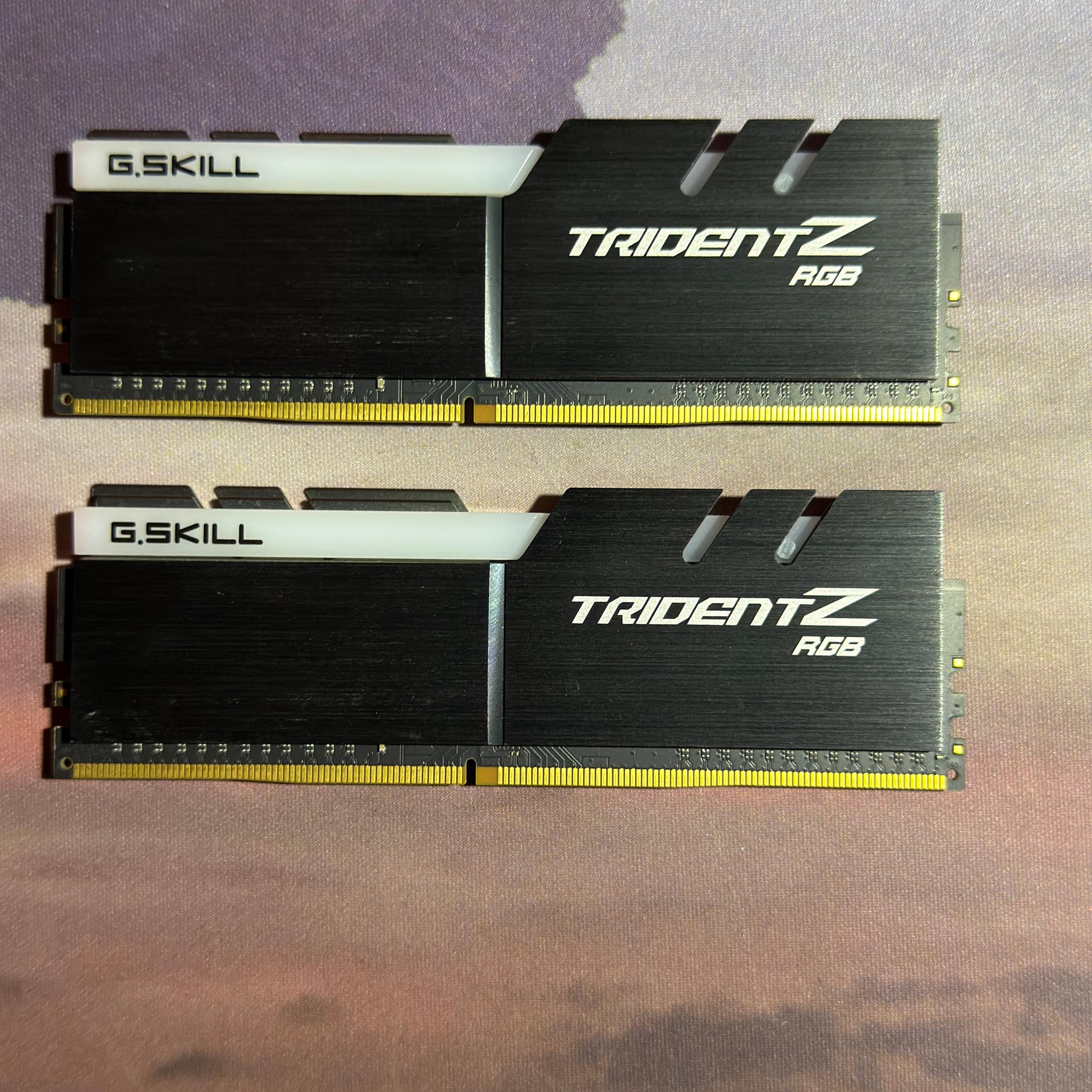 G.SKILL Trident Z RGB 16GB (2x8GB) DDR4-3200 CL16 Desktop RAM Kit - Used, Excellent Condition