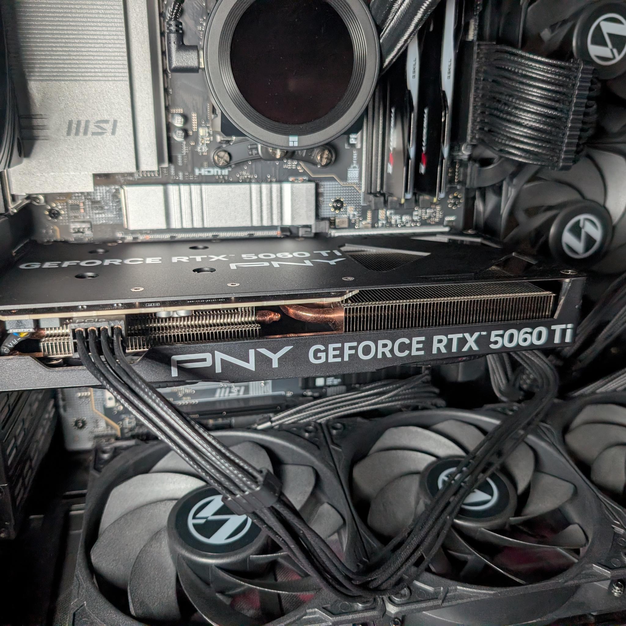 PNY Dual Fan OC GeForce RTX 5060 Ti 8GB GPU