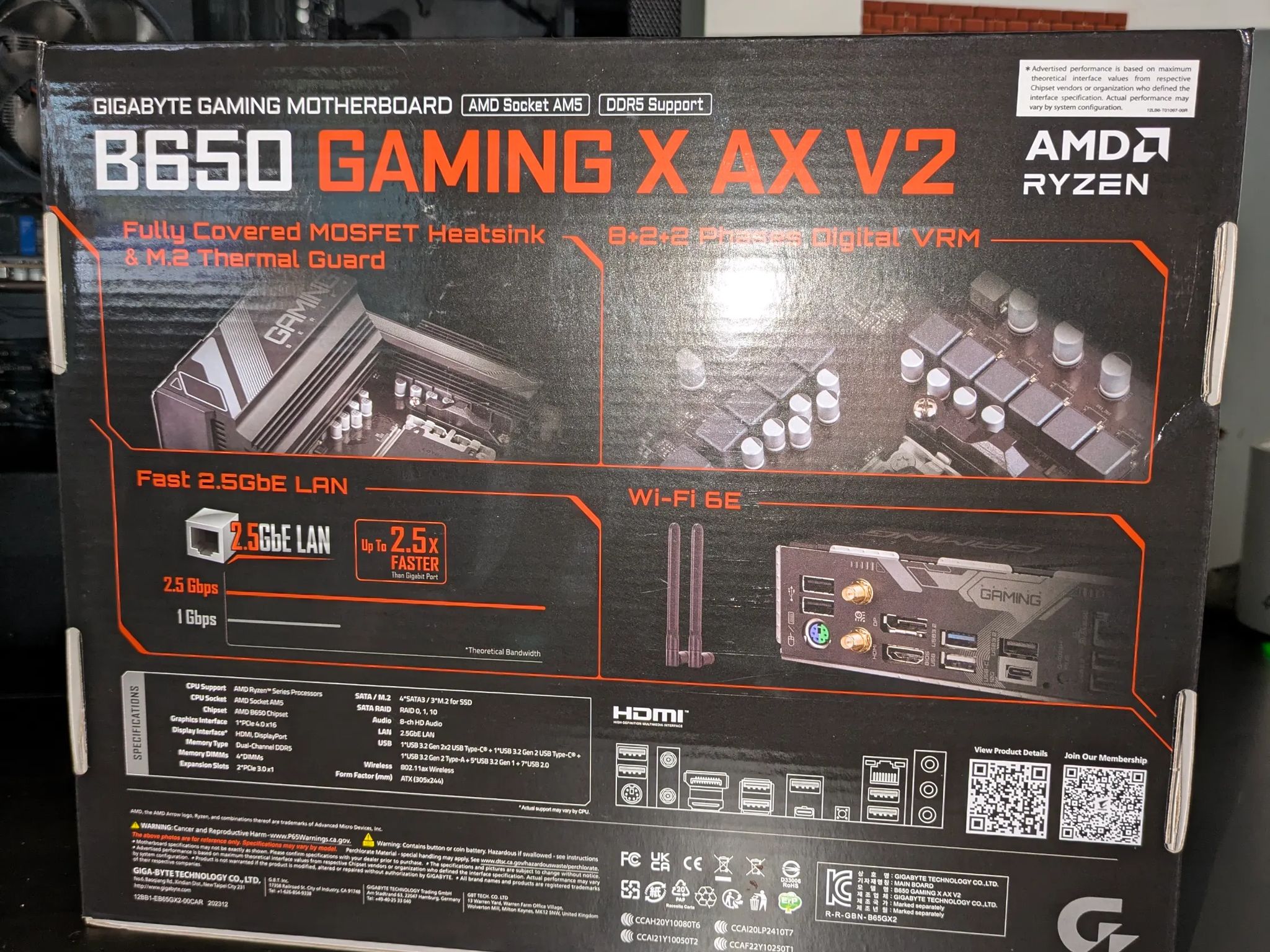 Ryzen 7 7700X | Gigabyte B650 Gaming X AX V2 | w/ Warranty