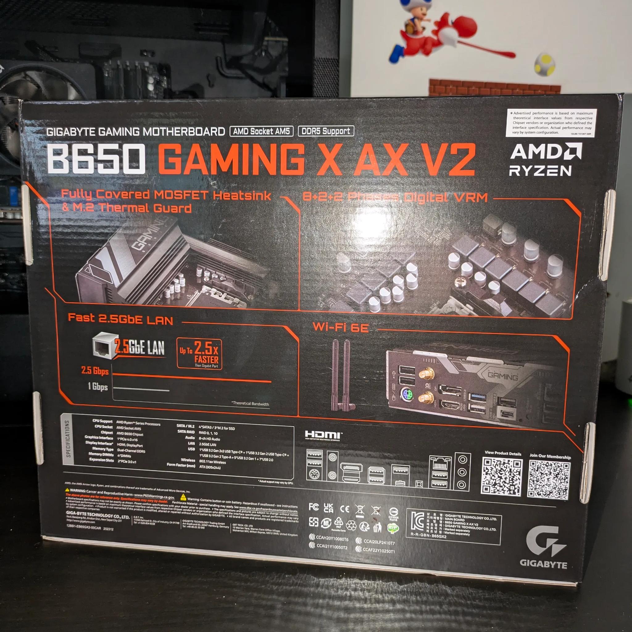 Ryzen 7 7700X | Gigabyte B650 Gaming X AX V2 | w/ Warranty