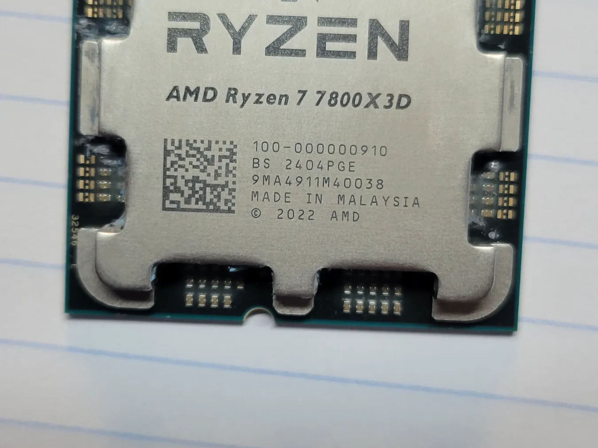New-used 7800X3D