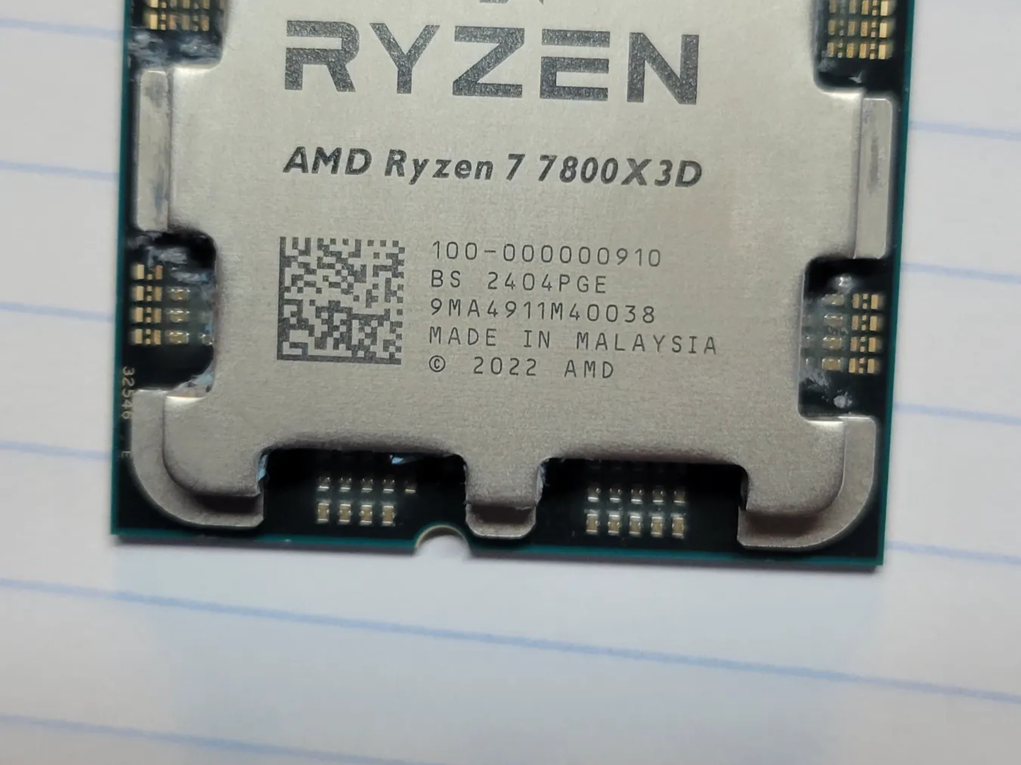 New-used 7800X3D