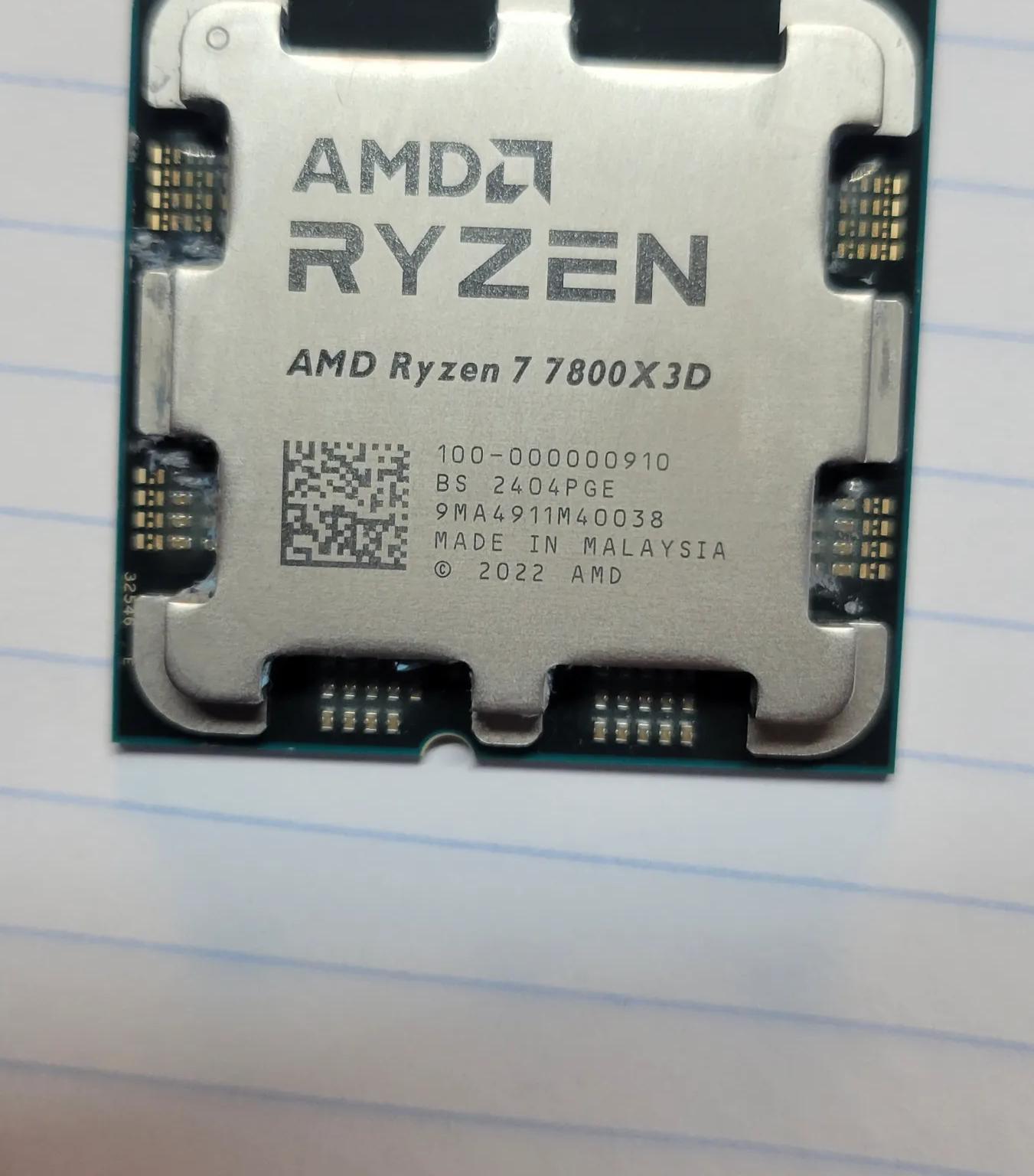 New-used 7800X3D