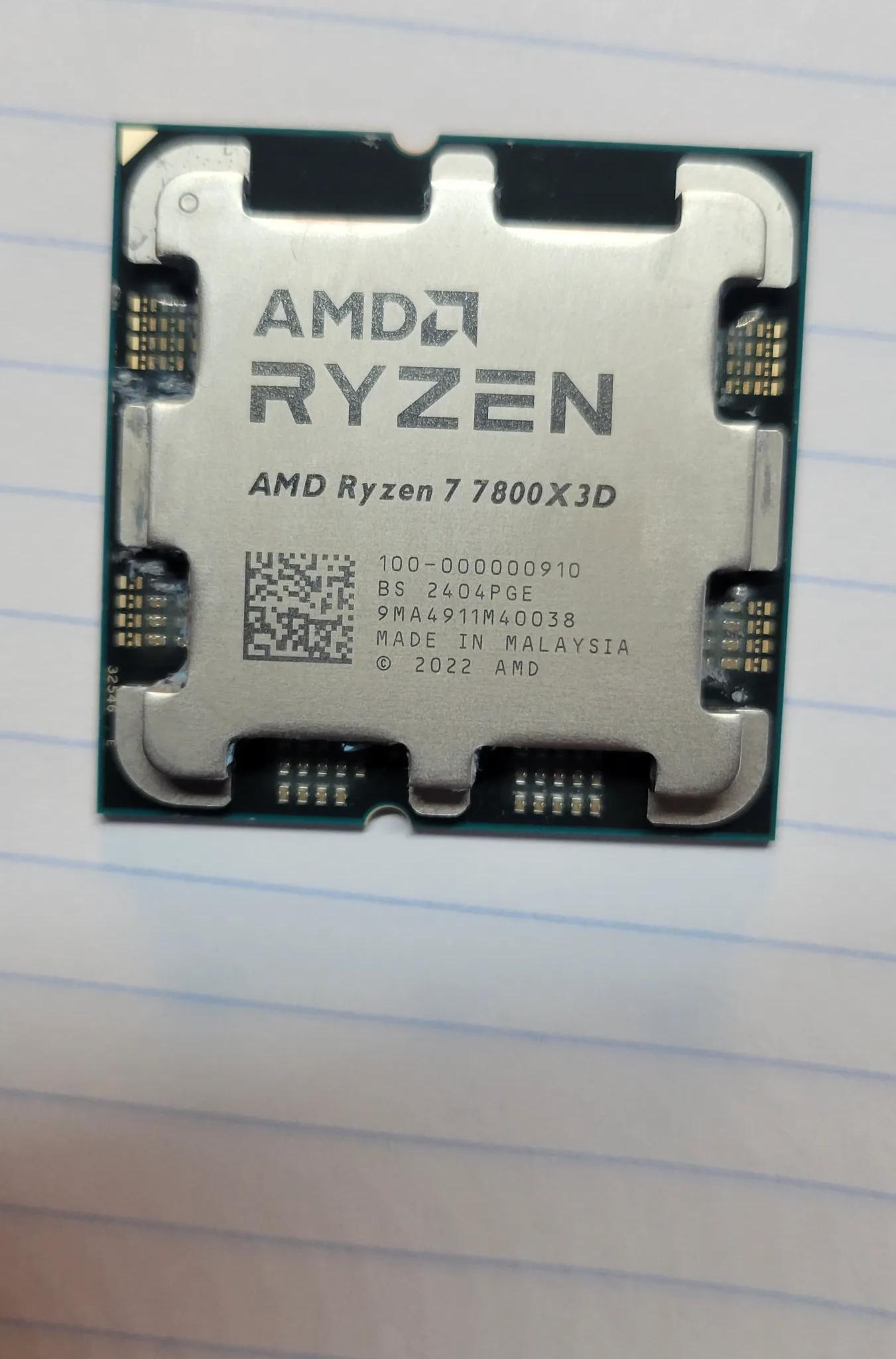 New-used 7800X3D