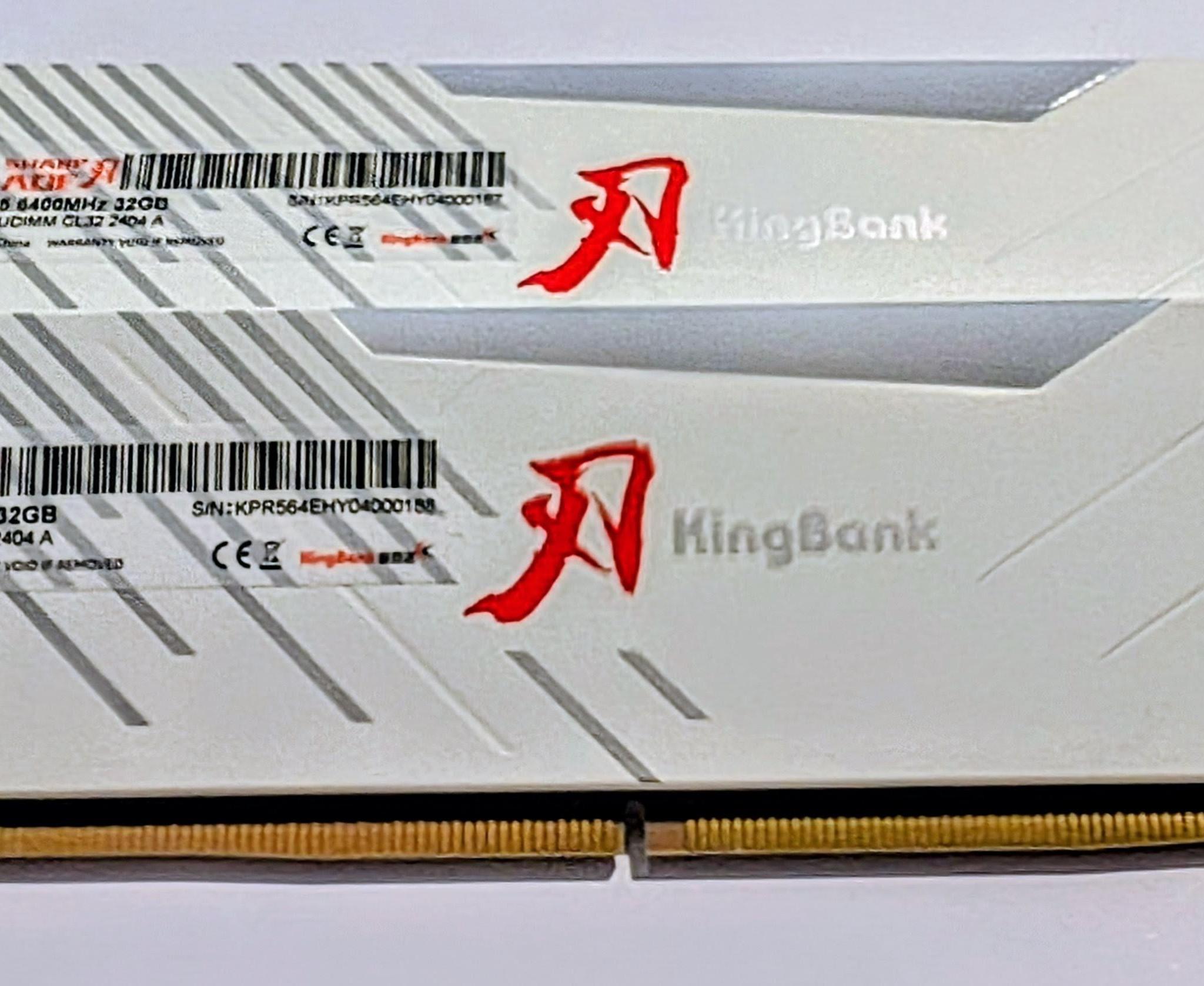 Kingbank SharpBlade 64gb DDR5 6400MT Ram