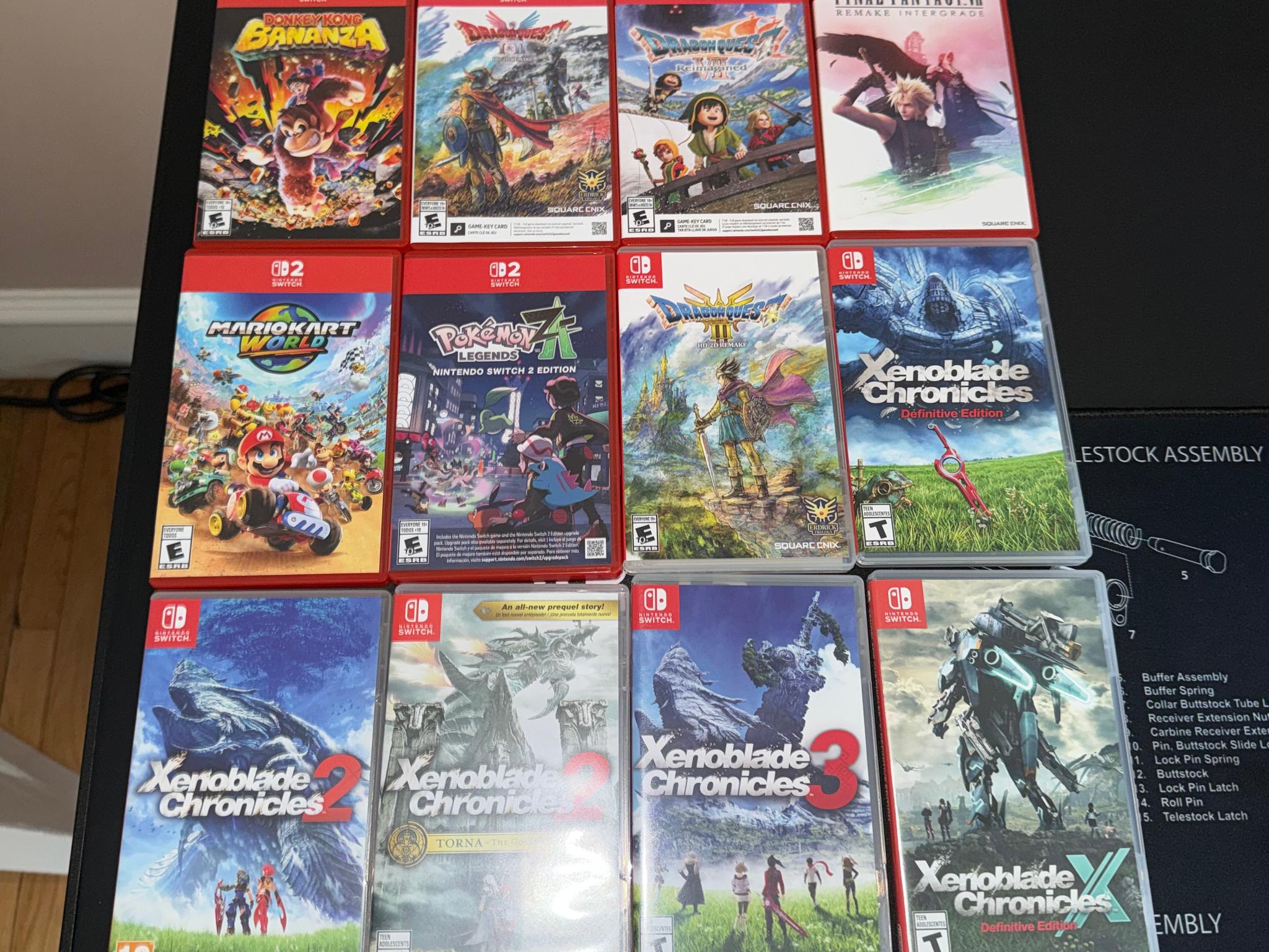 Nintendo Switch 2, Case, Pro Controller and many Games!