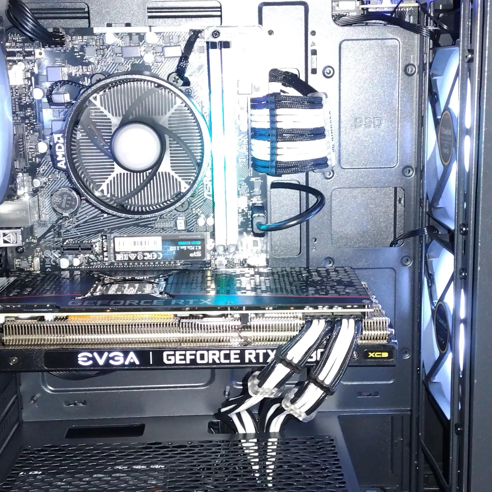 *NEW!* Asrock Gaming PC - EVGA RTX 3080, Ryzen 5, 16gb, 1TB S.P. Nvme SSD