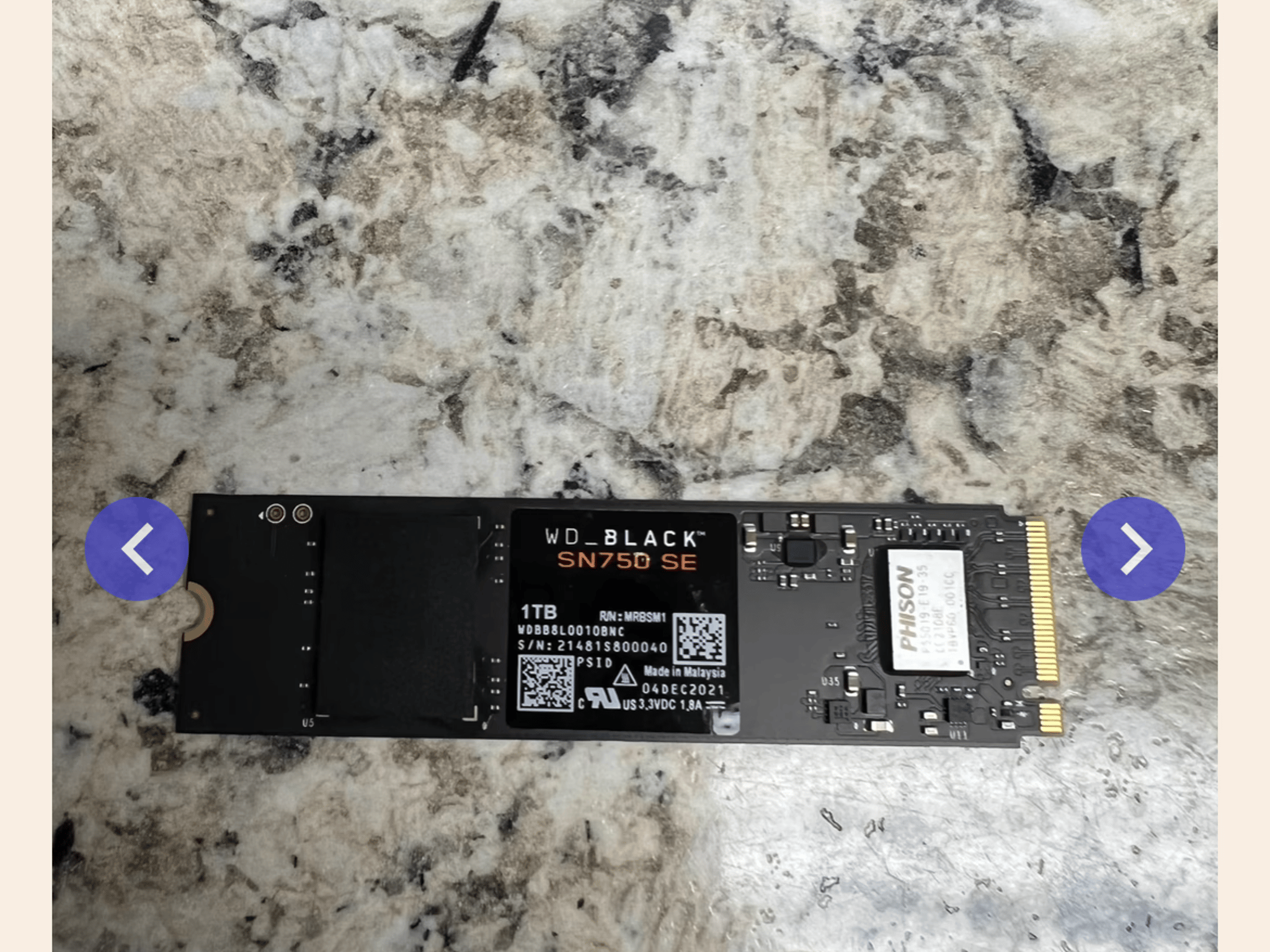 WD SN750 1TB SSD Gen 4 