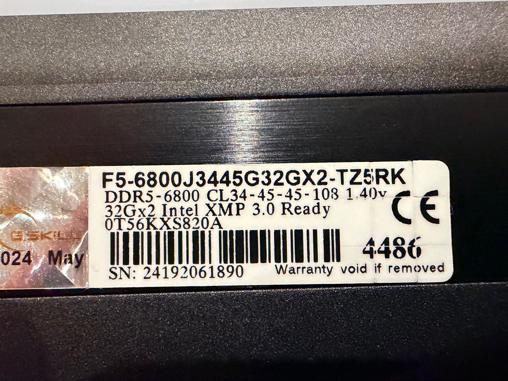 G.Skill Trident Z5 RGB DDR5 6800 CL34 RAM