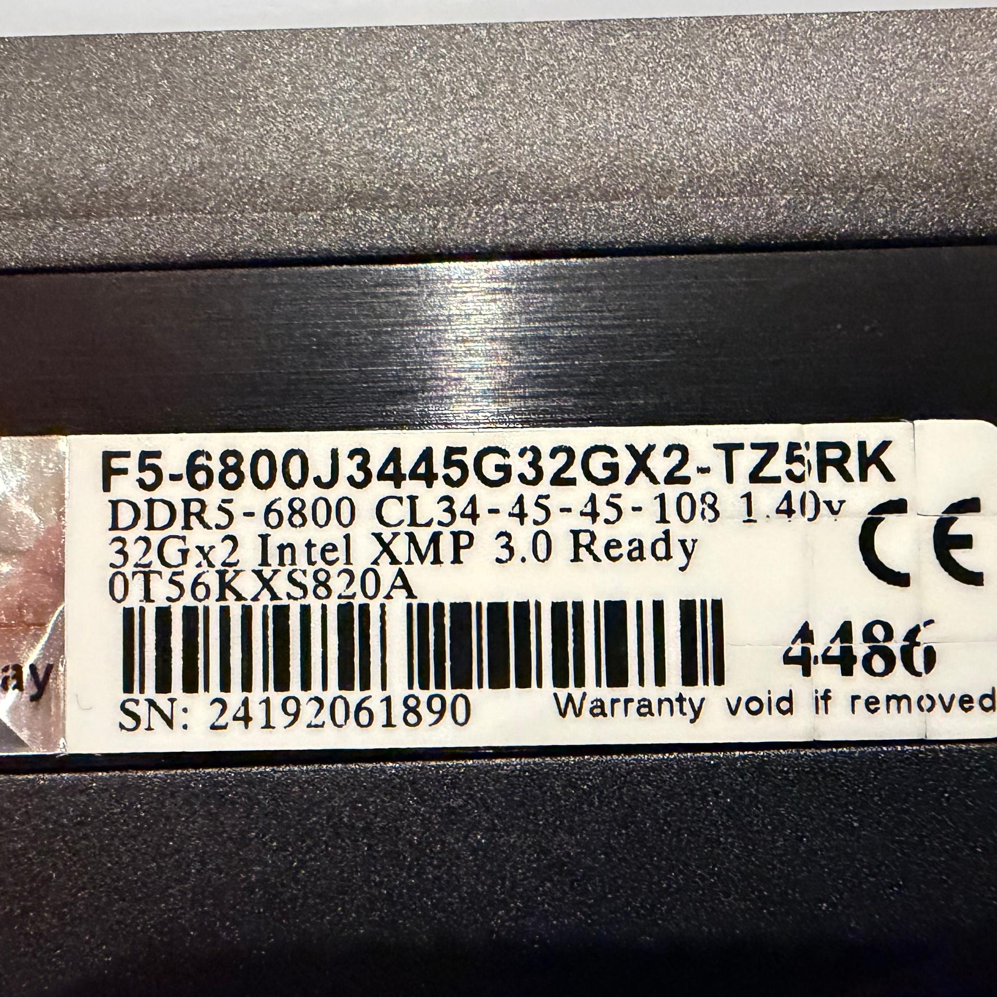 G.Skill Trident Z5 RGB DDR5 6800 CL34 RAM