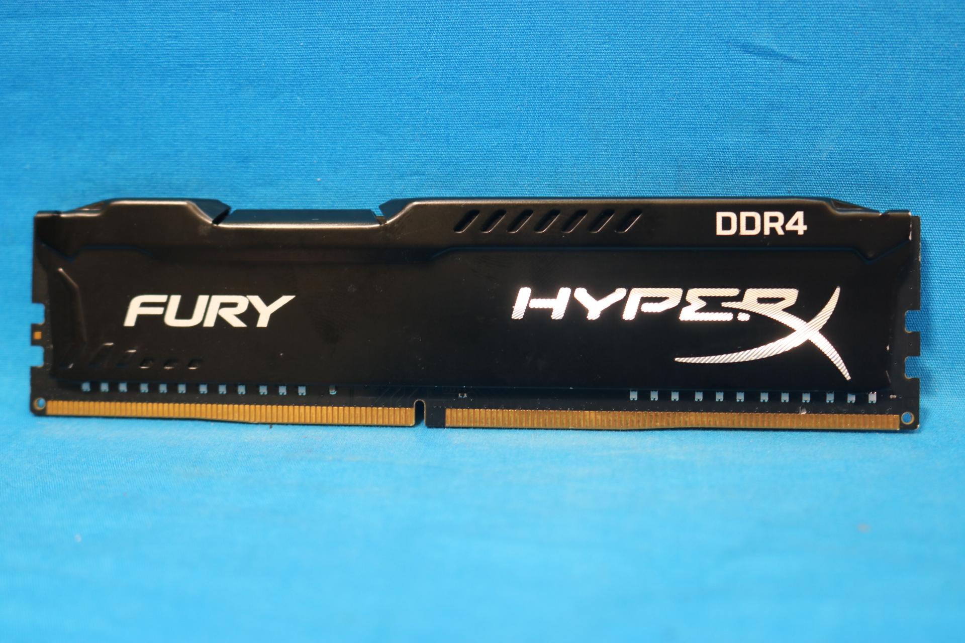 Kingston HyperX Fury 8GB (2x4GB) DDR4 2666MHz CL15 1.2V Desktop RAM HX426C15FBK2/8