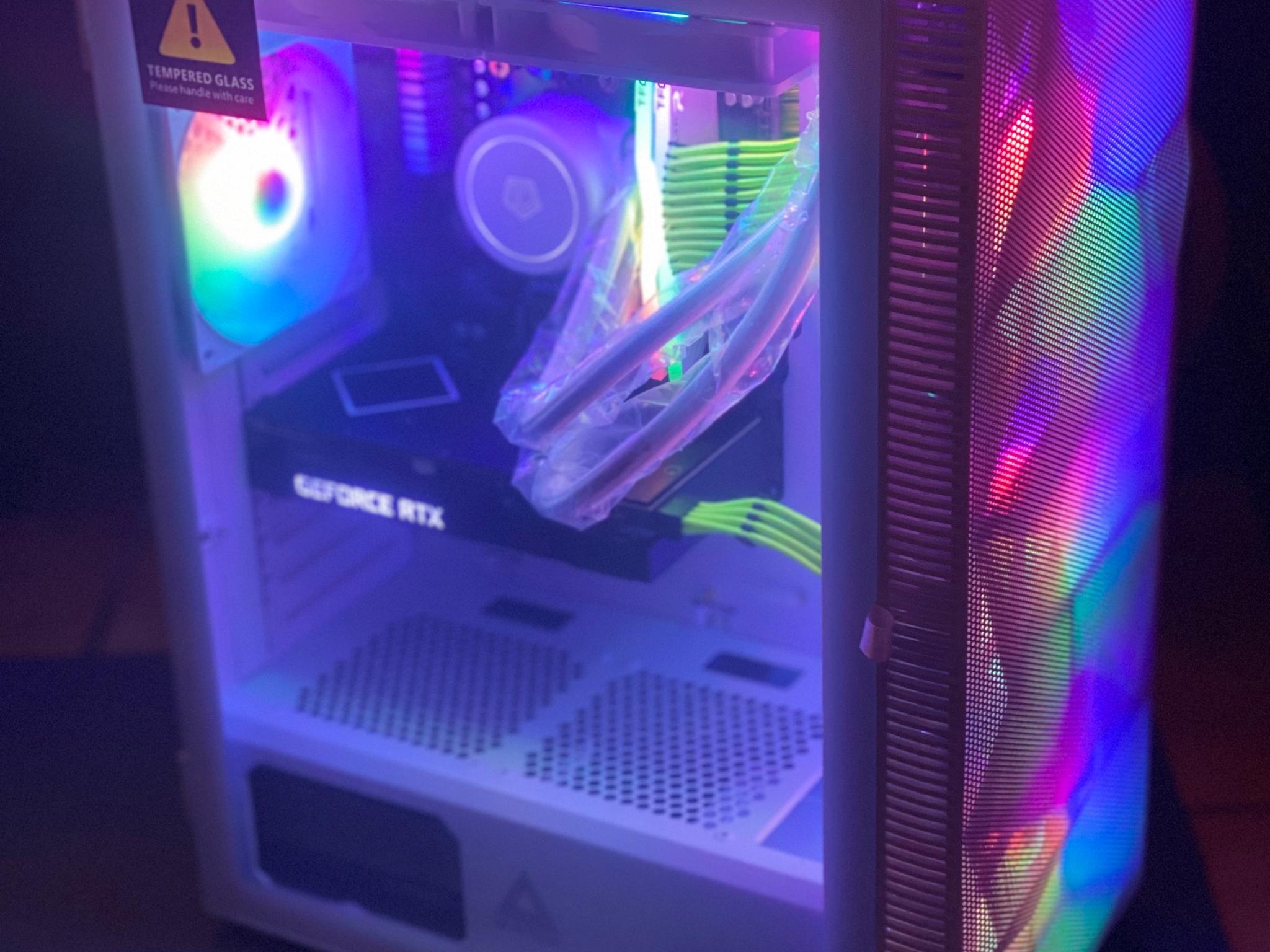 (Liquid Cooled) RTX 3060Ti |Ryzen 5 5600| 1TB NVMe SSD |T-Force Delta RGB DDR4 16GB|Windows 11 Pro