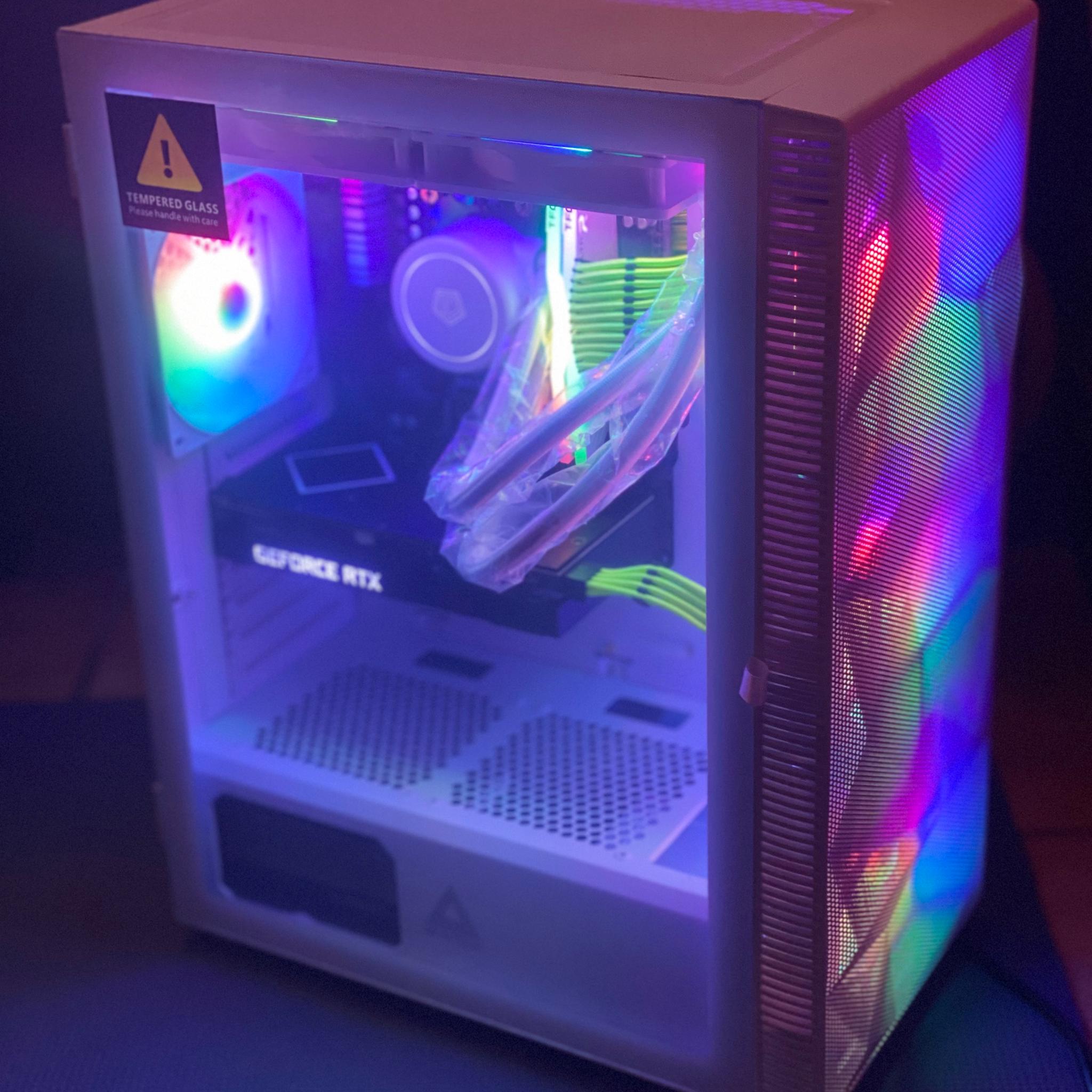 (Liquid Cooled) RTX 3060Ti |Ryzen 5 5600| 1TB NVMe SSD |T-Force Delta RGB DDR4 16GB|Windows 11 Pro