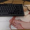 EVA Asuka Anime Mouse Pad – Abstract Line Art, Smooth Gaming Surface