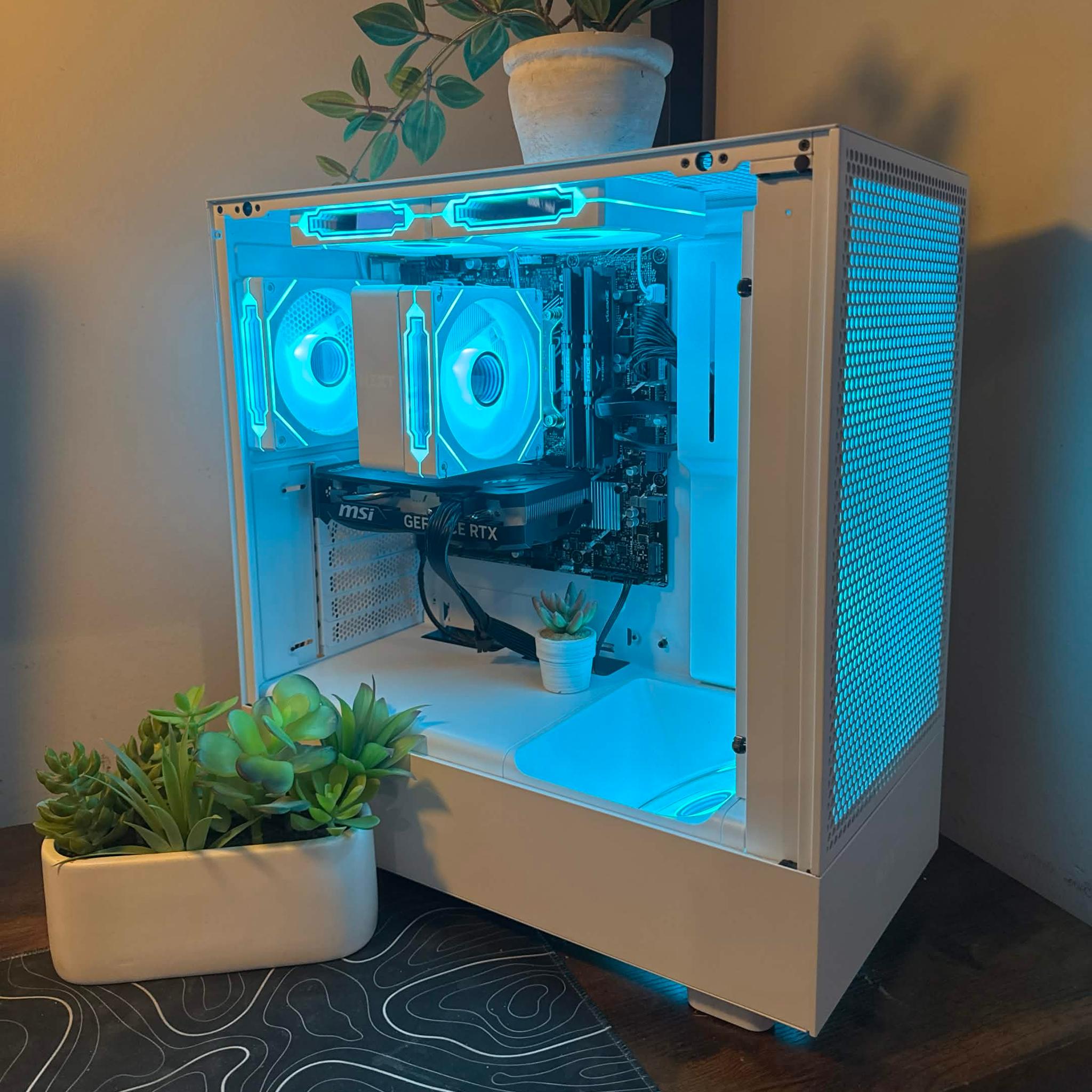 White/Black "Panda" Mid Range PC - i5 12400F | RTX 4060 | 16GB DDR4 3200 | BT & Wifi