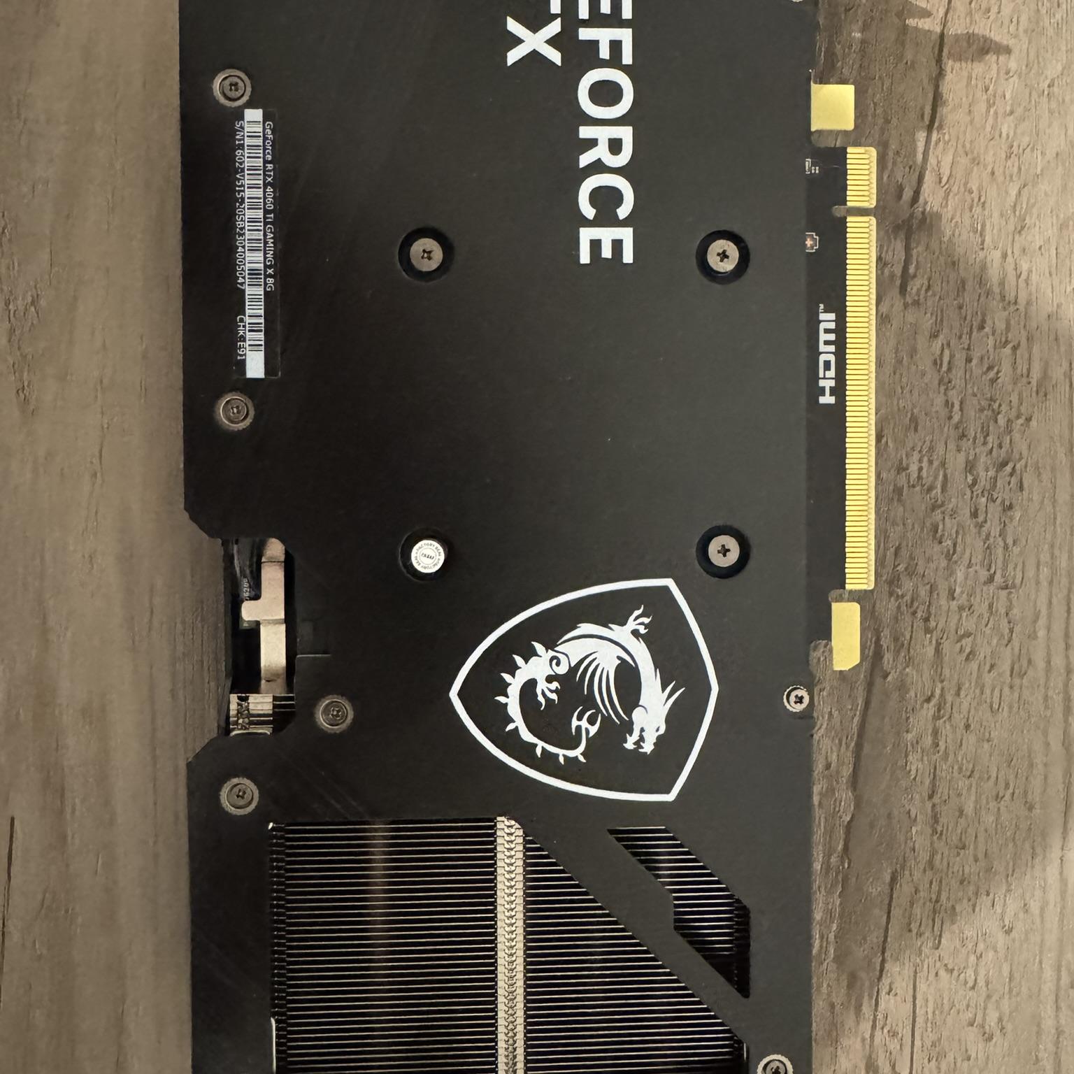 MSI RTX 4060 Ti Gaming X