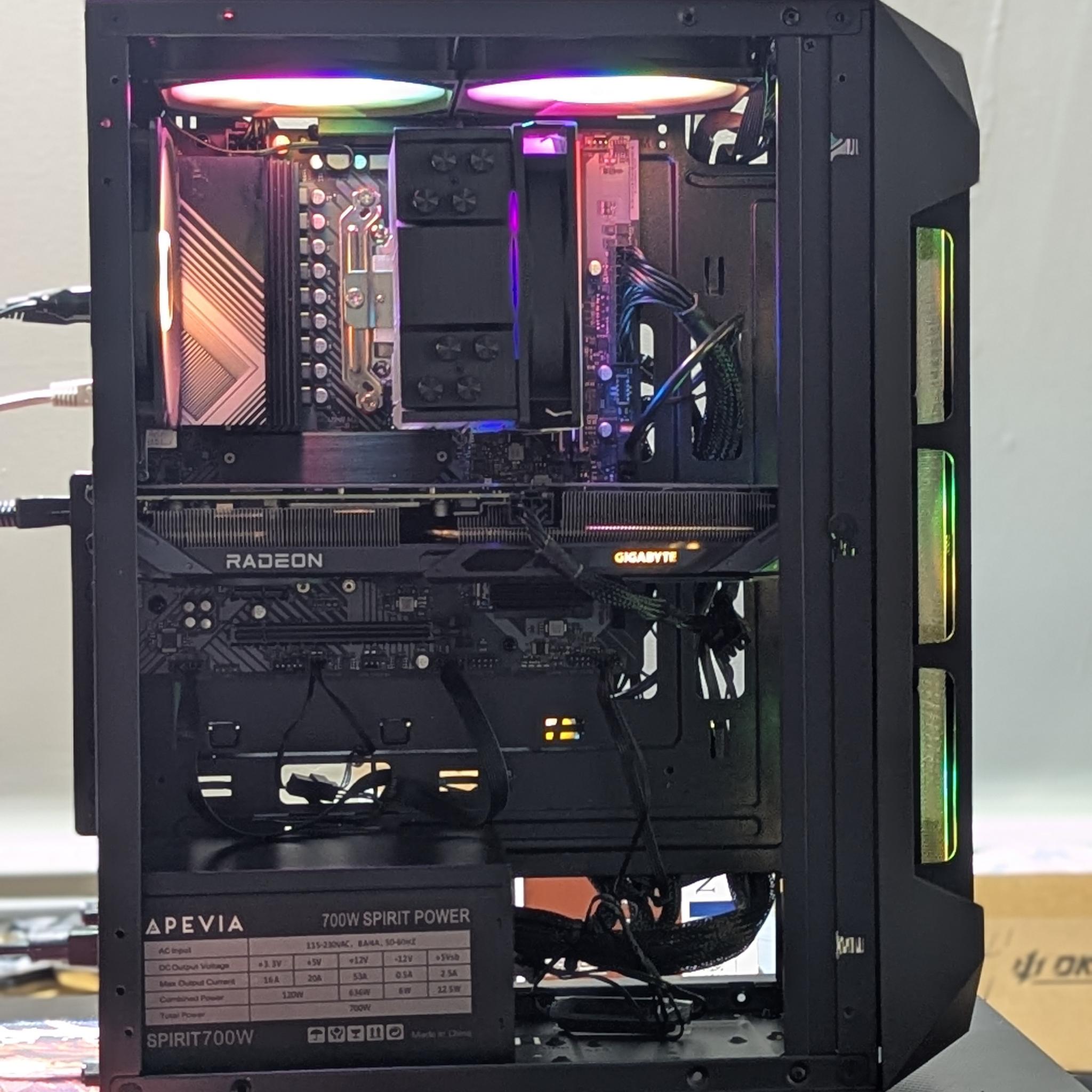 Gaming PC|AMD Ryzen 5 7600|Radeon RX 9060 XT|32 GB DDR5 6000 CL30|1 TB SSD|Windows 11 Home
