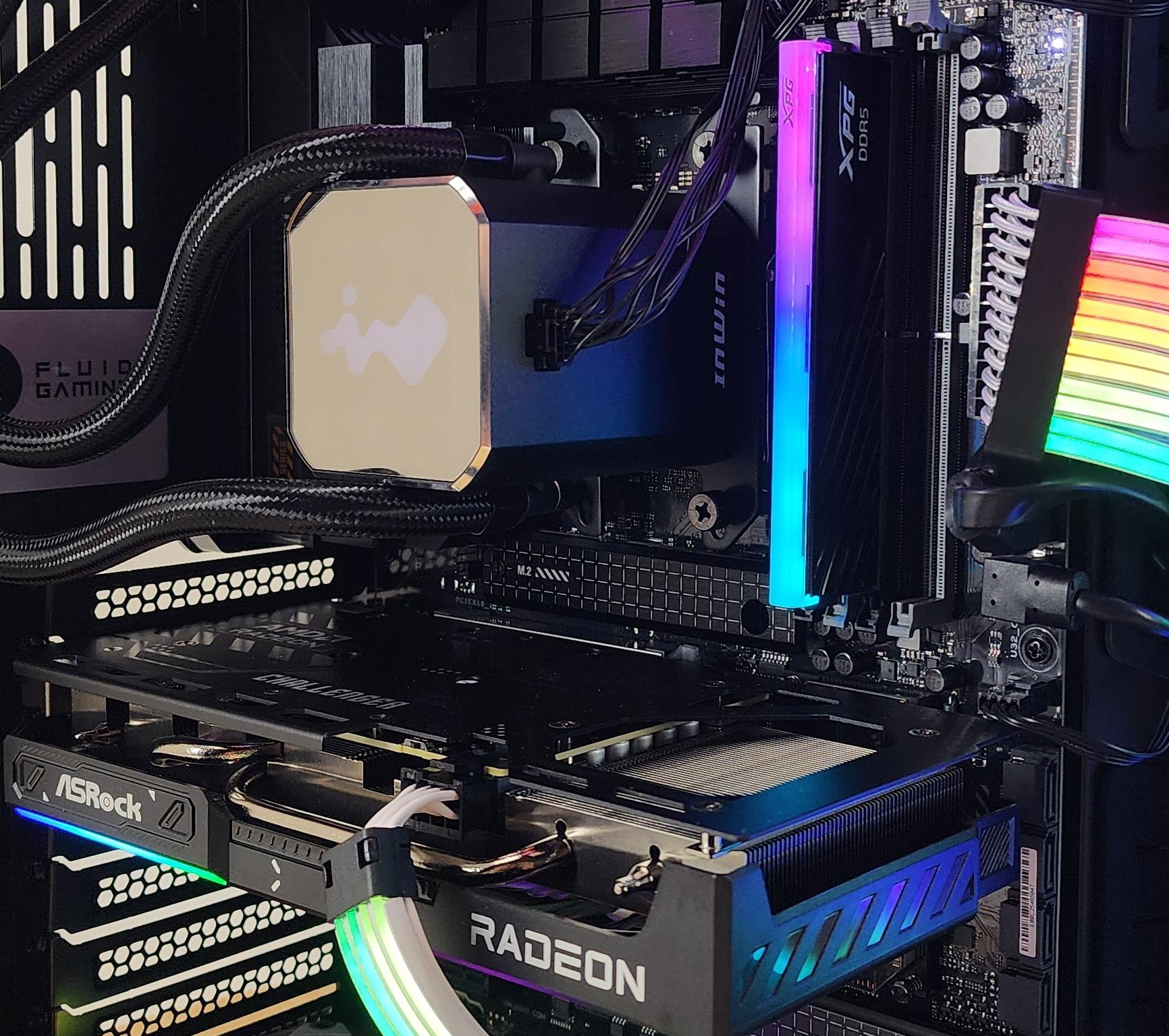 Gaming PC Ryzen 7 7700X 16GB RAM 1TB SSD RX 9060 XT 16GB Windows 11 Computer