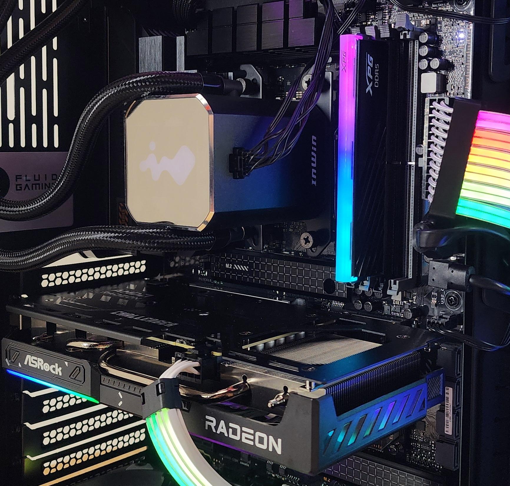 Gaming PC Ryzen 7 7700X 16GB RAM 1TB SSD RX 9060 XT 16GB Windows 11 Computer