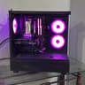 Rx 9060 Xt 16gb, 1440p black gaming pc Beast