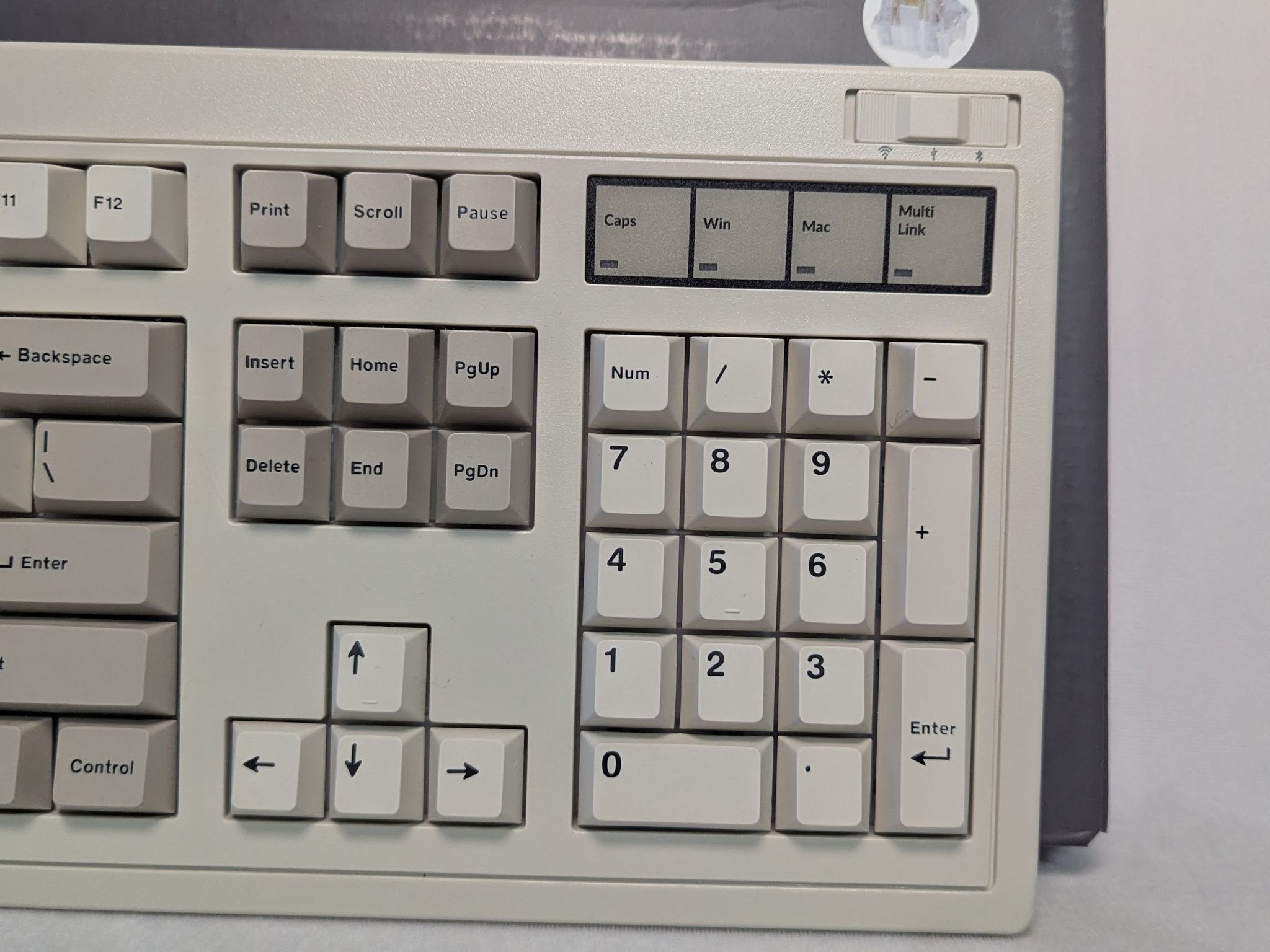 Keychron R6-M4 Retro Mechanical Keyboard - Banana Tactile Switches