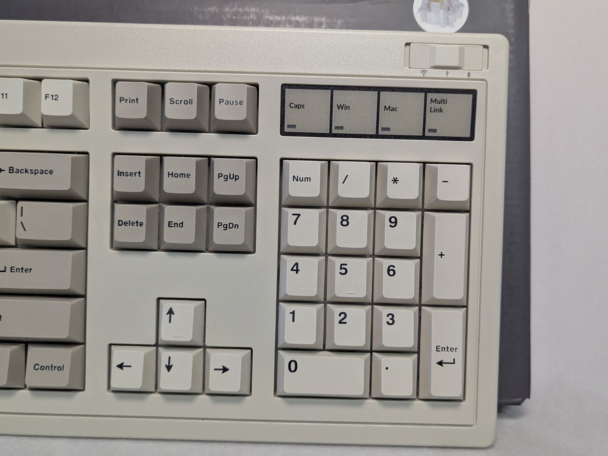Keychron R6-M4 Retro Mechanical Keyboard - Banana Tactile Switches