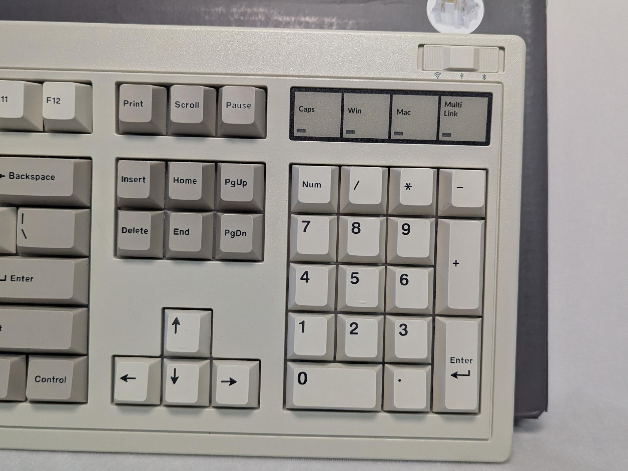 Keychron R6-M4 Retro Mechanical Keyboard - Banana Tactile Switches