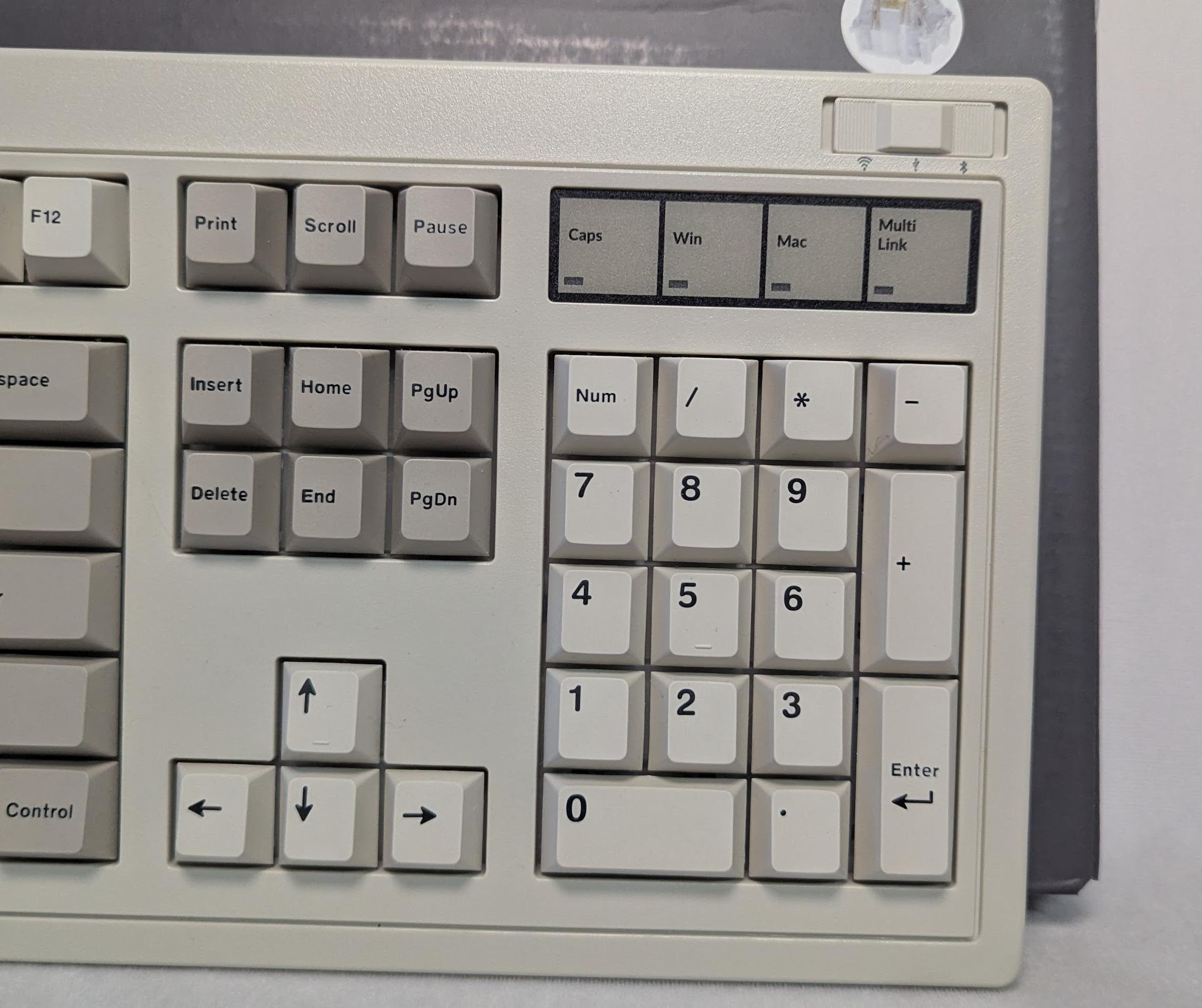 Keychron R6-M4 Retro Mechanical Keyboard - Banana Tactile Switches